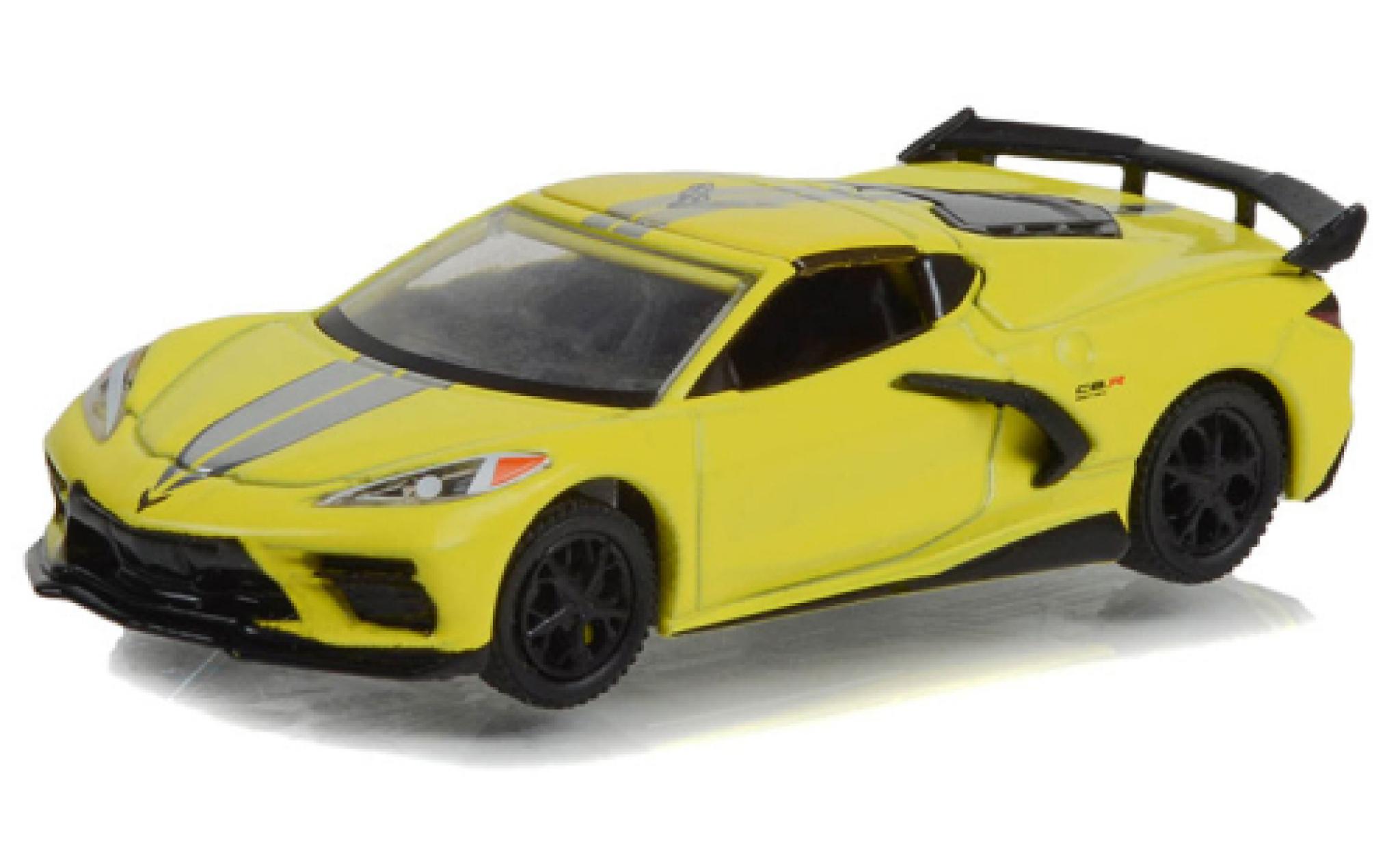 Chevrolet Corvette 1/64 Greenlight (C8) Stingray giallo 2022 modellino in miniatura