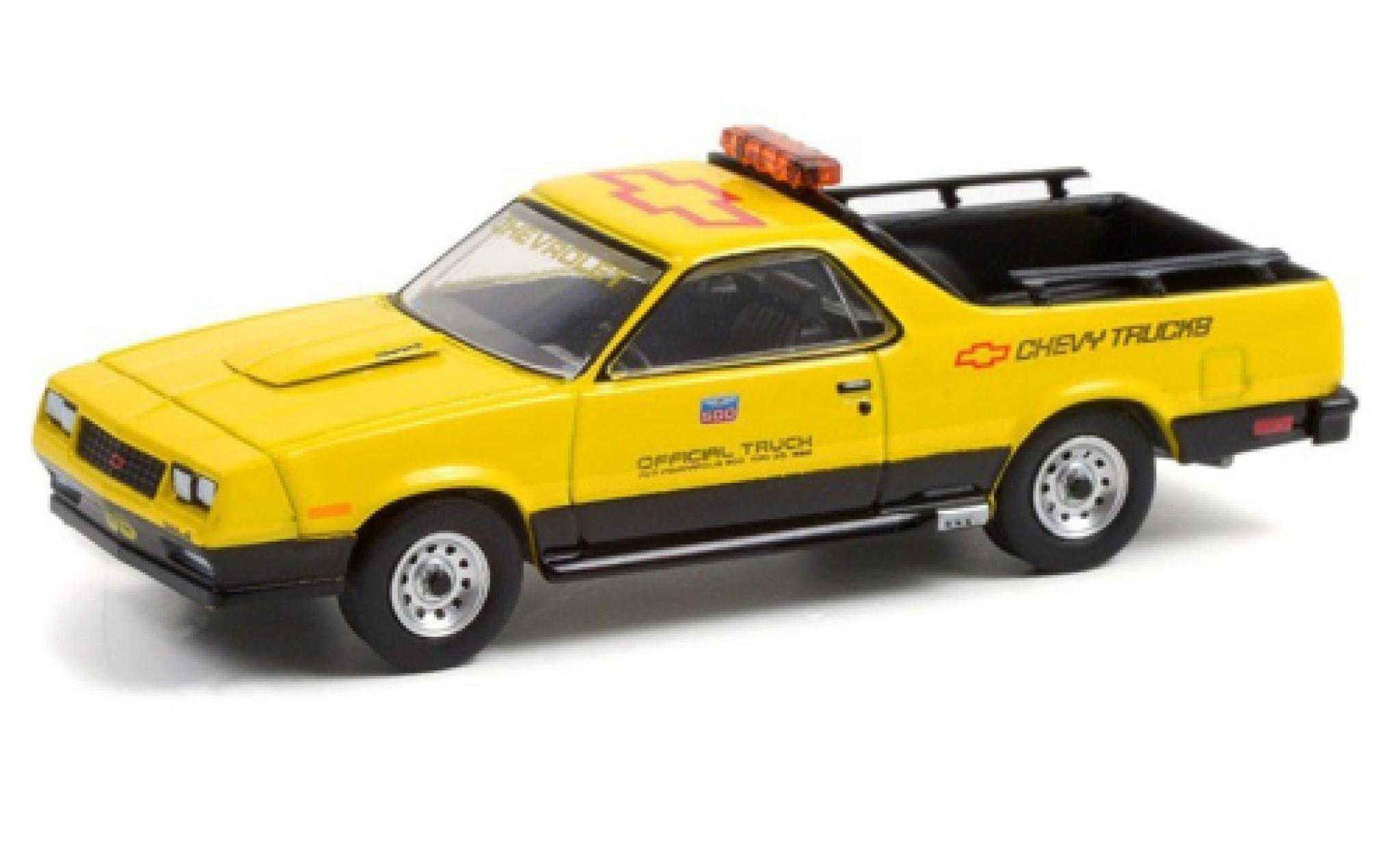 Chevrolet El Camino 1/64 Greenlight Official Truck Indianapolis 500 1986 modellino in miniatura
