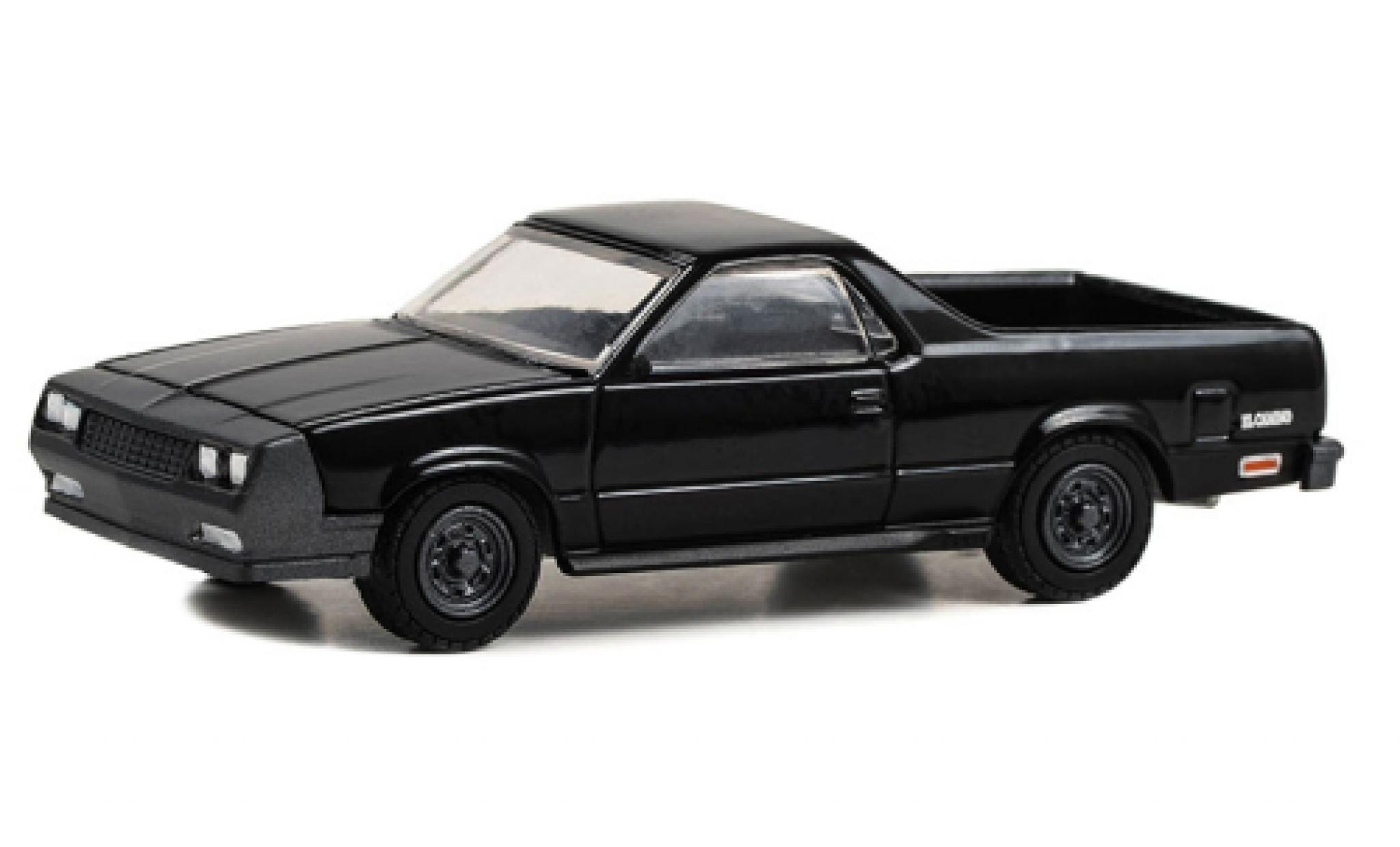 Chevrolet El Camino 1/64 Greenlight Super Sport nero 1978 modellino in miniatura