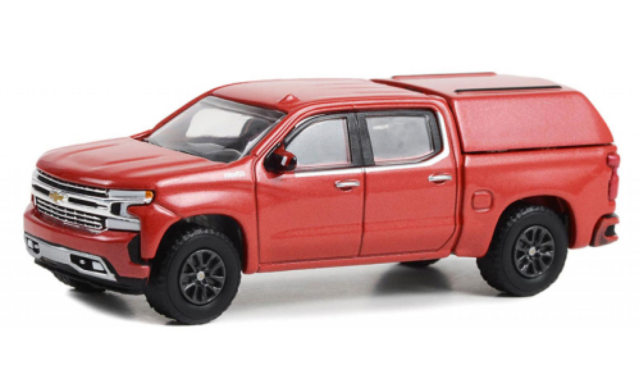 Chevrolet Silverado 1/64 Greenlight LTD High Country rosso 2022 modellino in miniatura