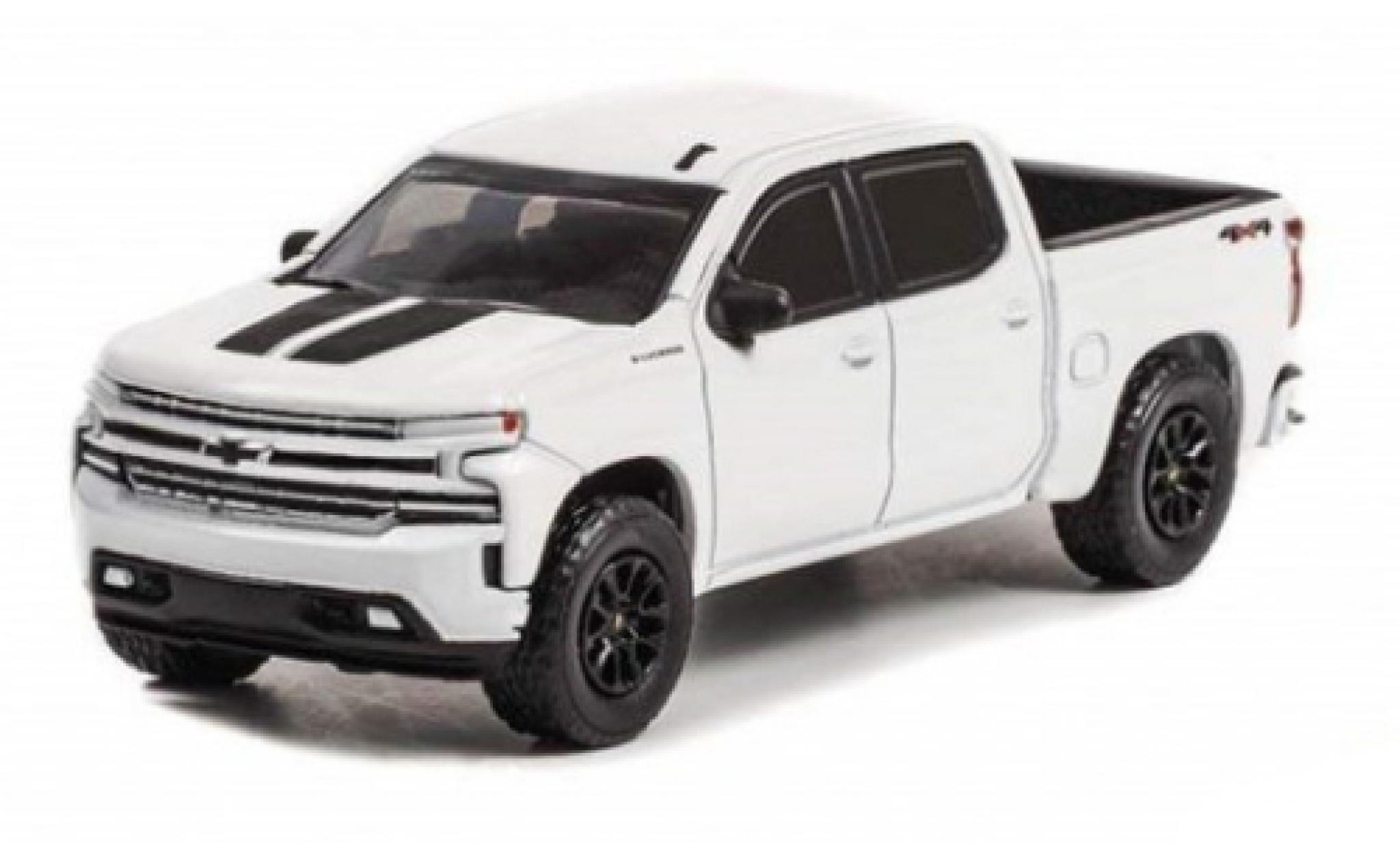 Chevrolet Silverado 1/64 Greenlight RST Rally Edition bianco 2020 modellino in miniatura