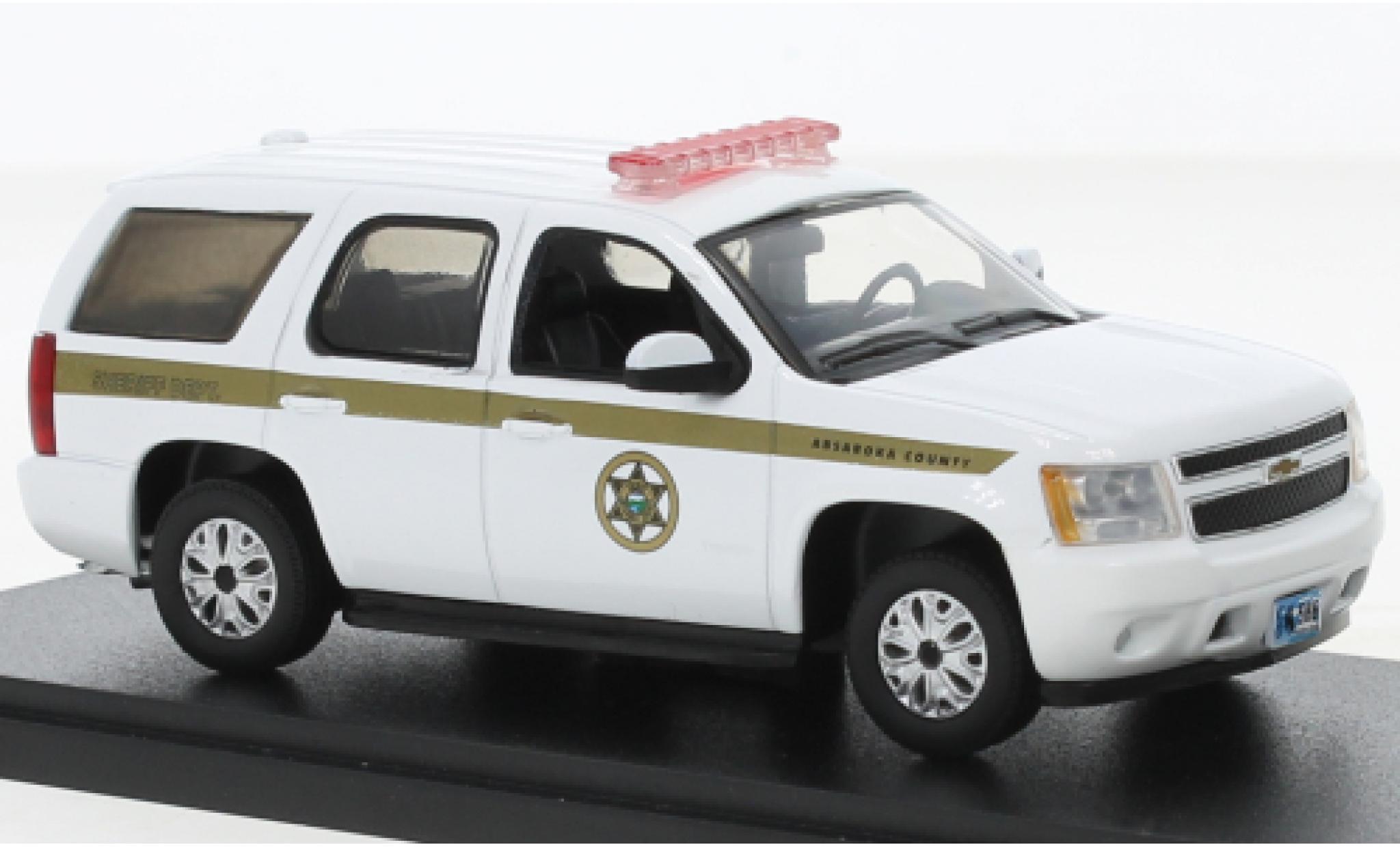 Chevrolet Tahoe 1/43 Greenlight Absaroka County Sheriff 2010 modellino in miniatura