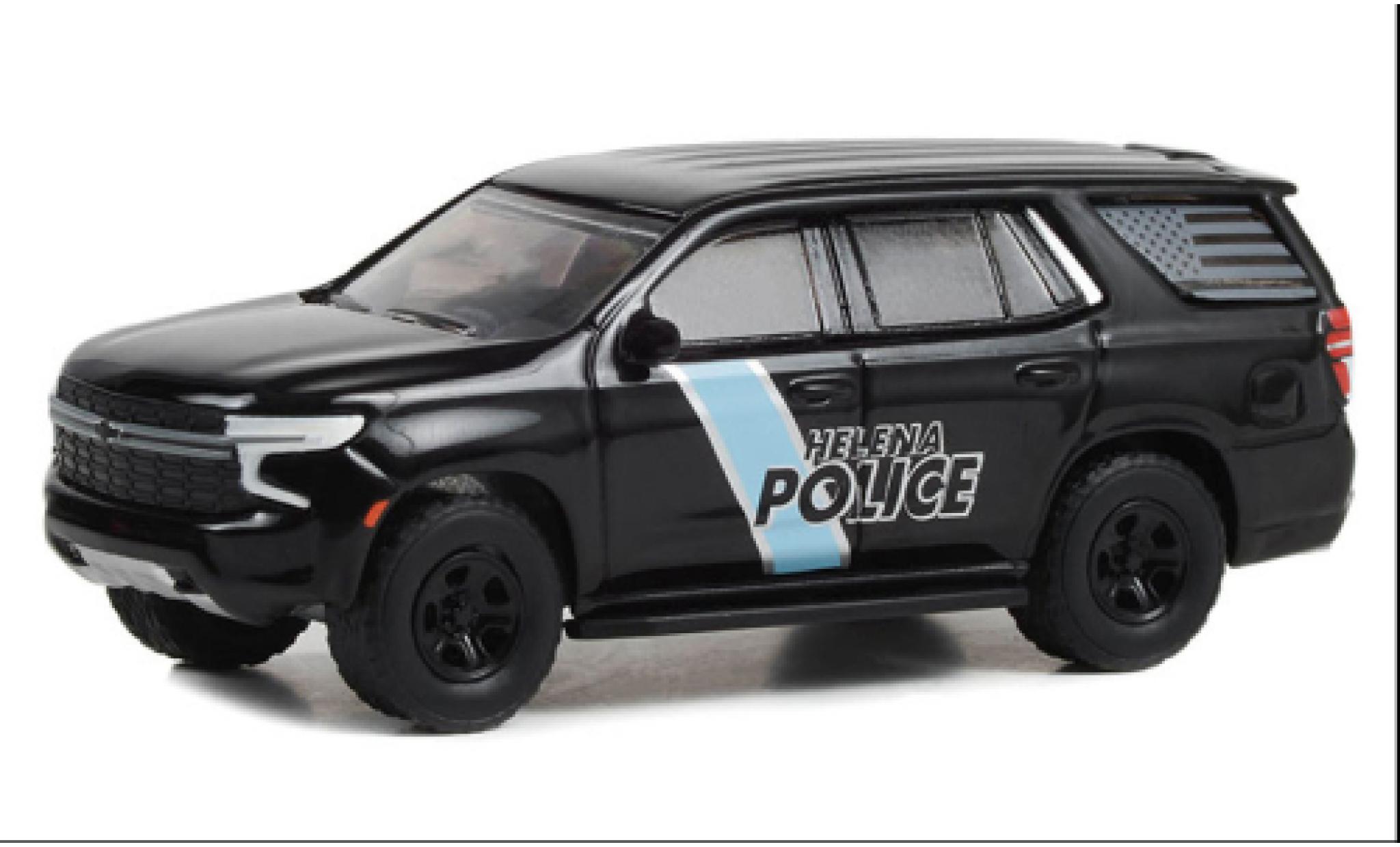 Chevrolet Tahoe 1/64 Greenlight Police Pursuit Vehicle Helena Police Department 2022 modellino in miniatura