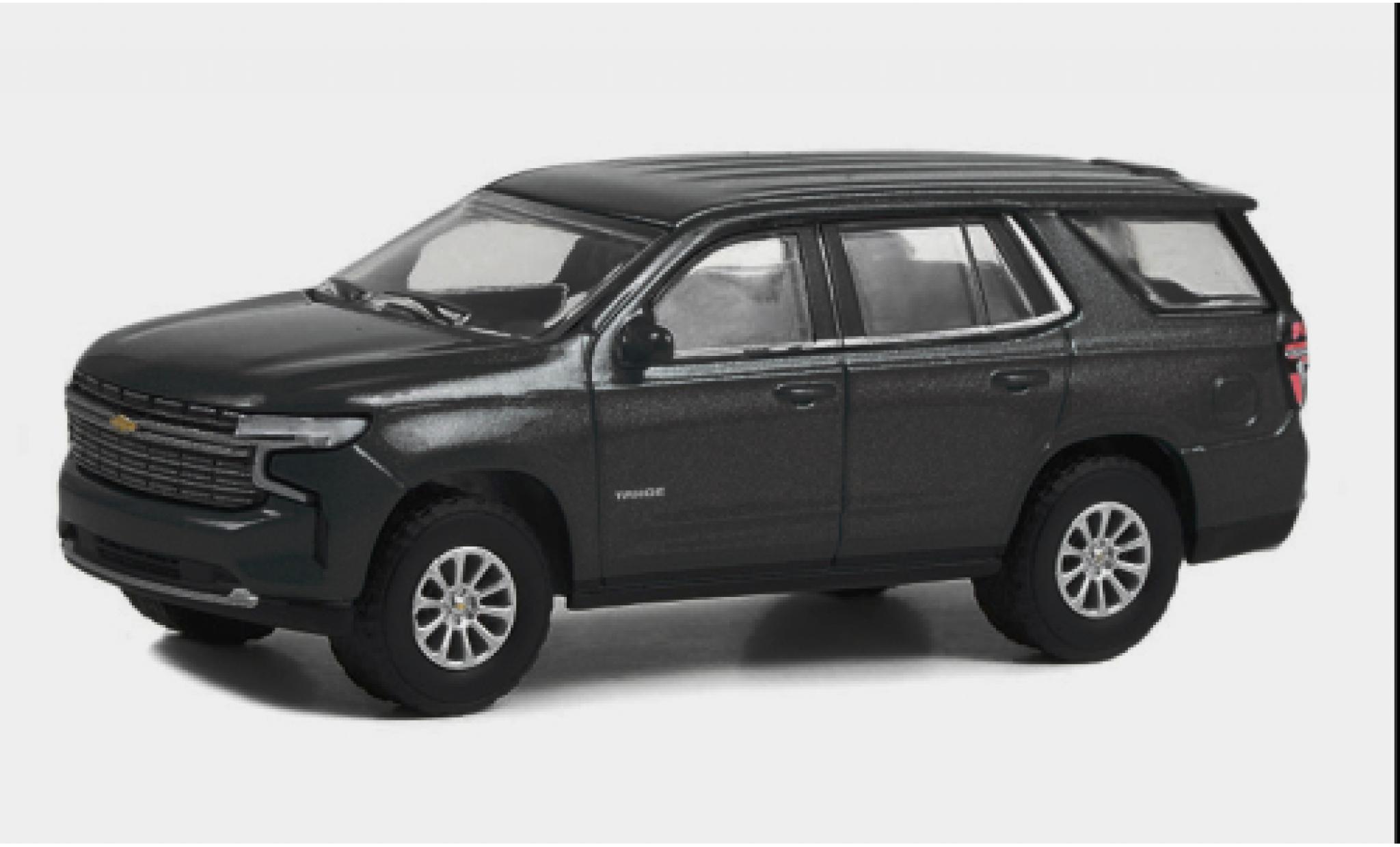 Chevrolet Tahoe 1/64 Greenlight Premier grigio 2022 modellino in miniatura