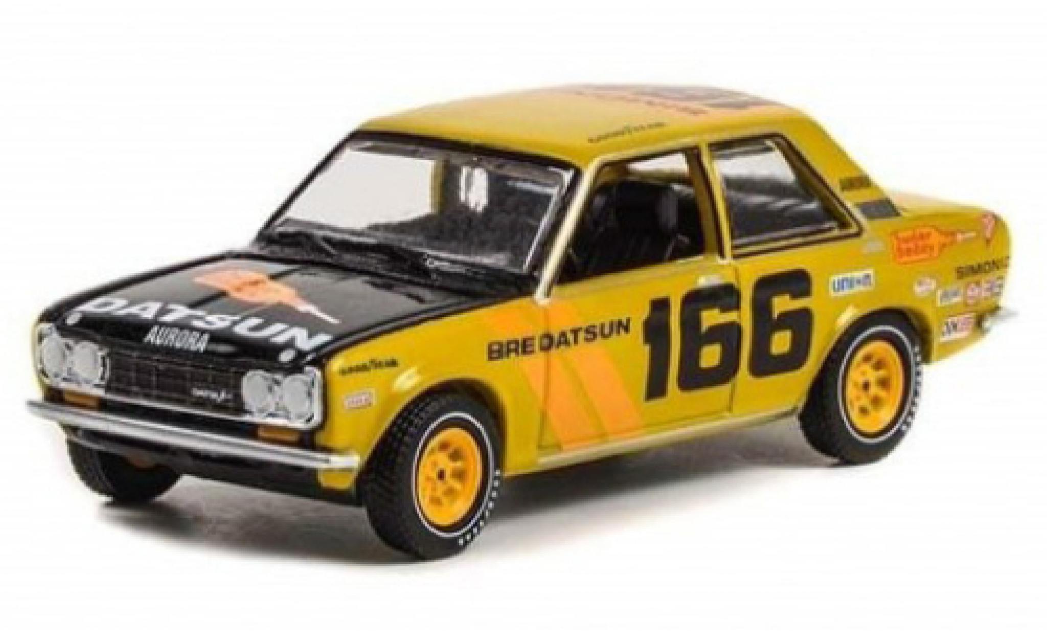 Datsun 510 1/64 Greenlight 1973 modellino in miniatura
