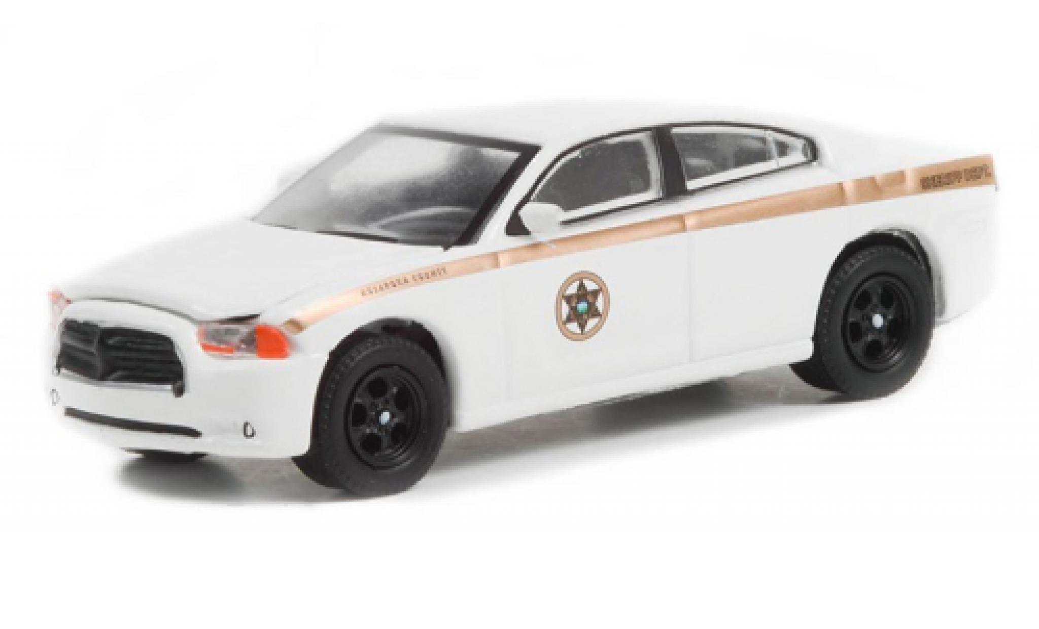 Dodge Charger 1/64 Greenlight Pursuit Absaroka County Sheriff 2011 modellino in miniatura