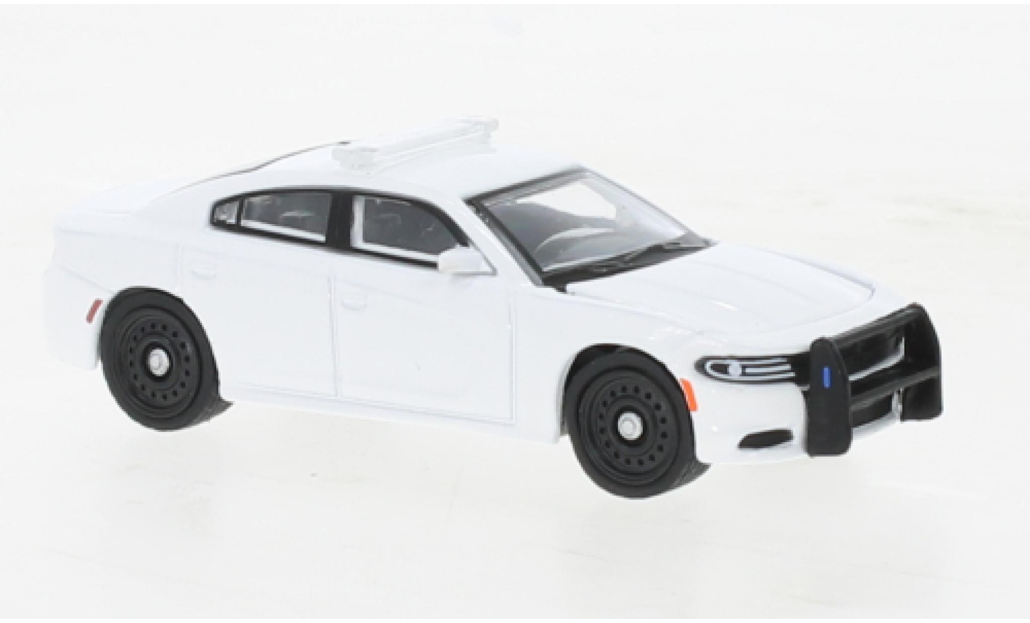 Dodge Charger 1/64 Greenlight Pursuit bianco Police (USA) 2022 modellino in miniatura