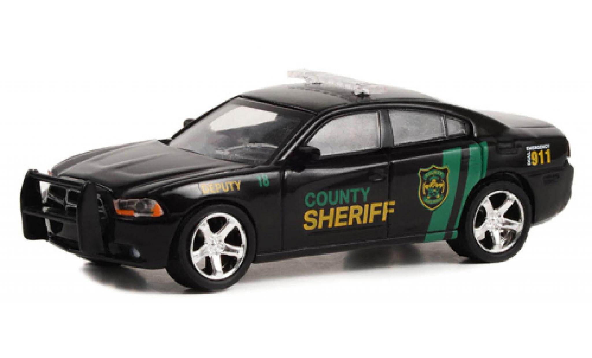 Dodge Charger 1/64 Greenlight Pursuit Yellowstone 2011 modellino in miniatura