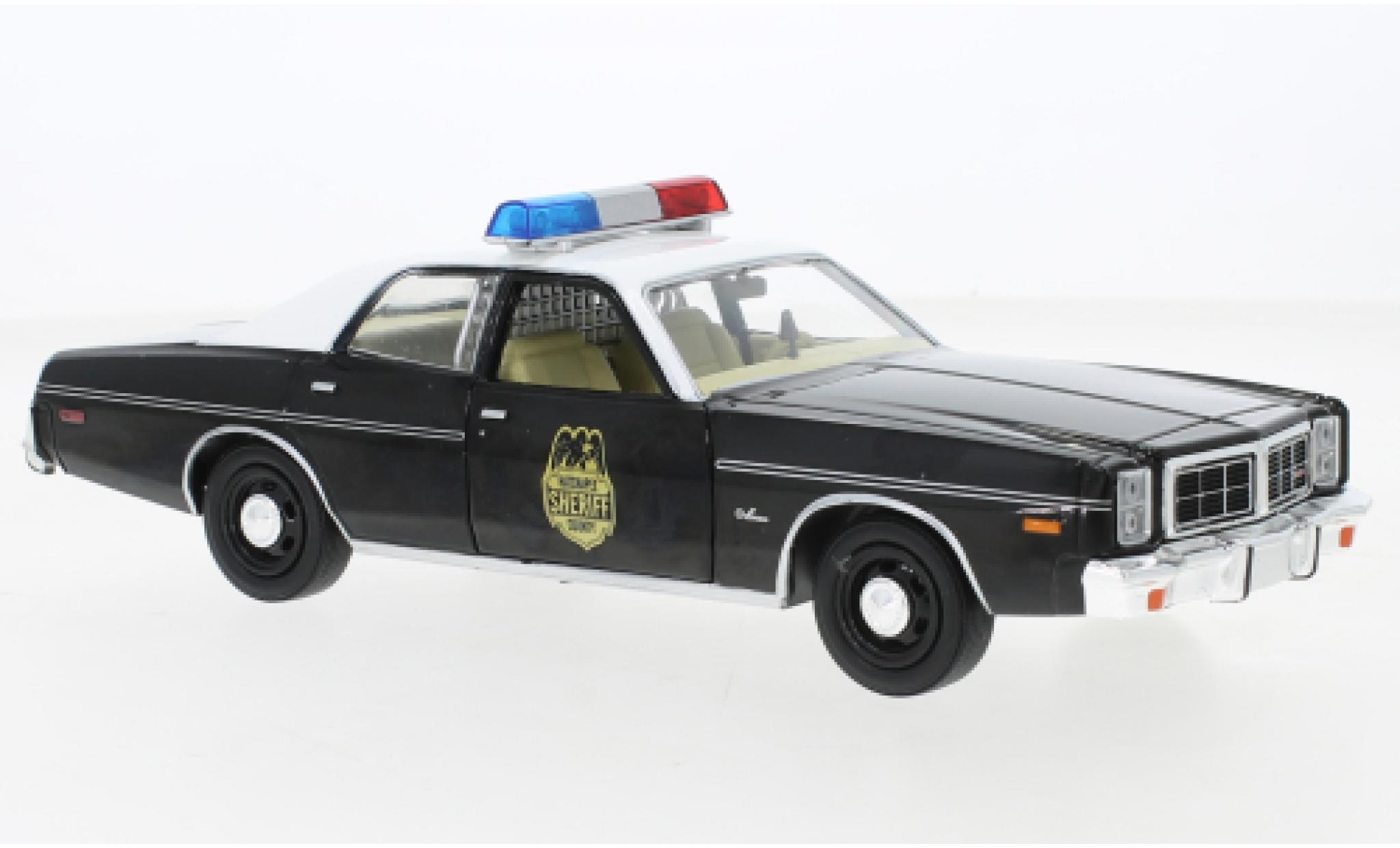 Dodge Monaco 1/24 Greenlight Hatchapee County Sheriff 1977 modellino in miniatura