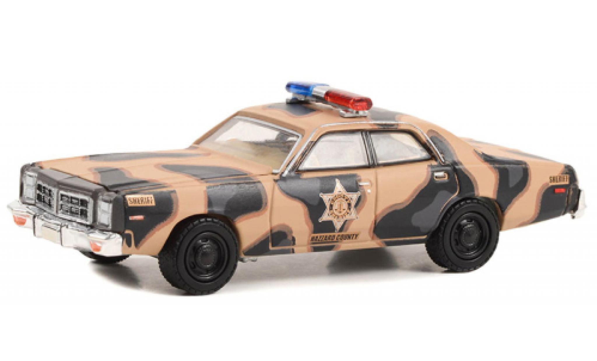 Dodge Monaco 1/18 Greenlight Hazzard County Sheriff 1978 modellino in miniatura