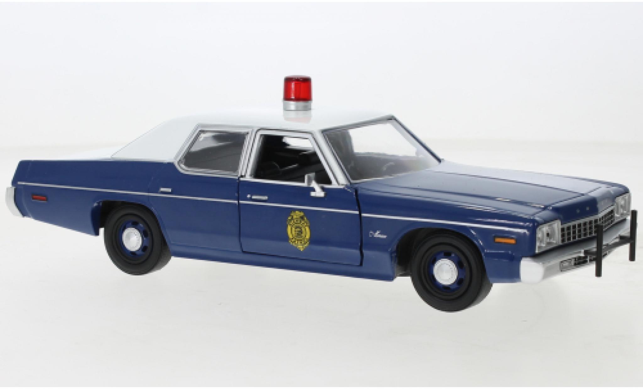 Dodge Monaco 1/24 Greenlight Kansas autoroute Patrol 1975 modellino in miniatura