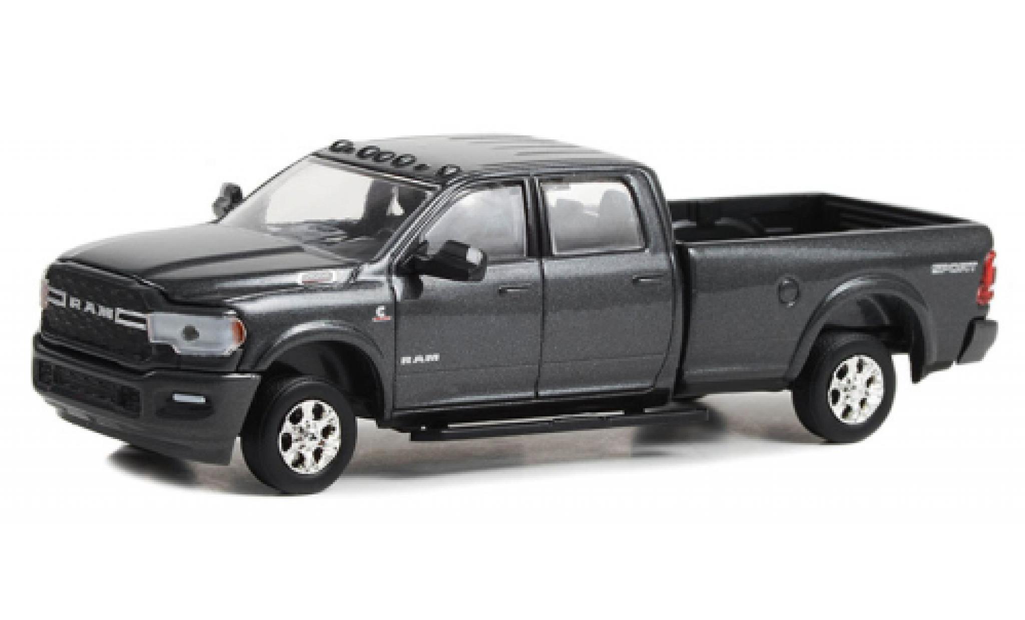 Dodge RAM 1/64 Greenlight 2500 Big Horn Sport 4x4 metallise grigio 2022 modellino in miniatura
