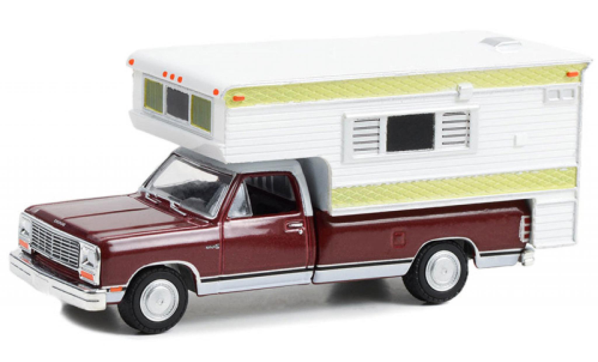 Dodge RAM 1/64 Greenlight D-250 royal metallise rosso foncé 1981 modellino in miniatura