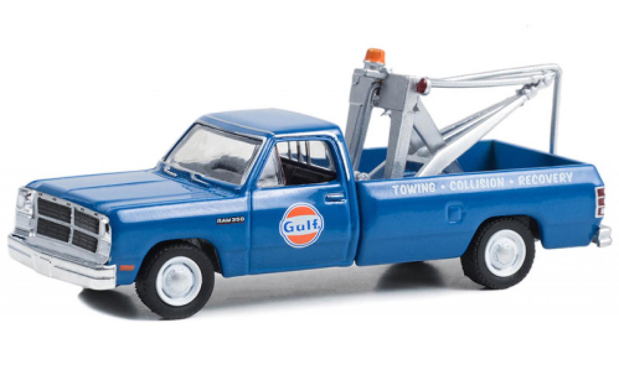 Dodge RAM 1/64 Greenlight D-350 Gulf 1993 modellino in miniatura