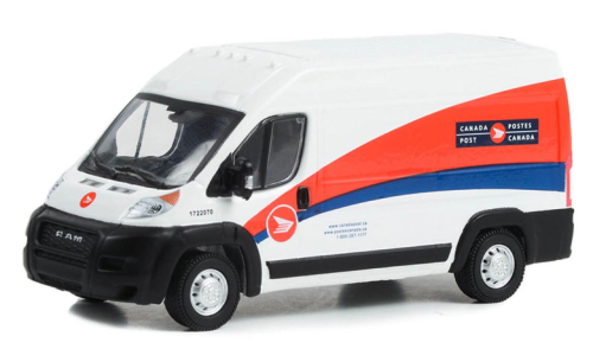 Dodge RAM 1/64 Greenlight Promaster 2500 Cargo HD Canada Post - Postes Canada 2019 modellino in miniatura