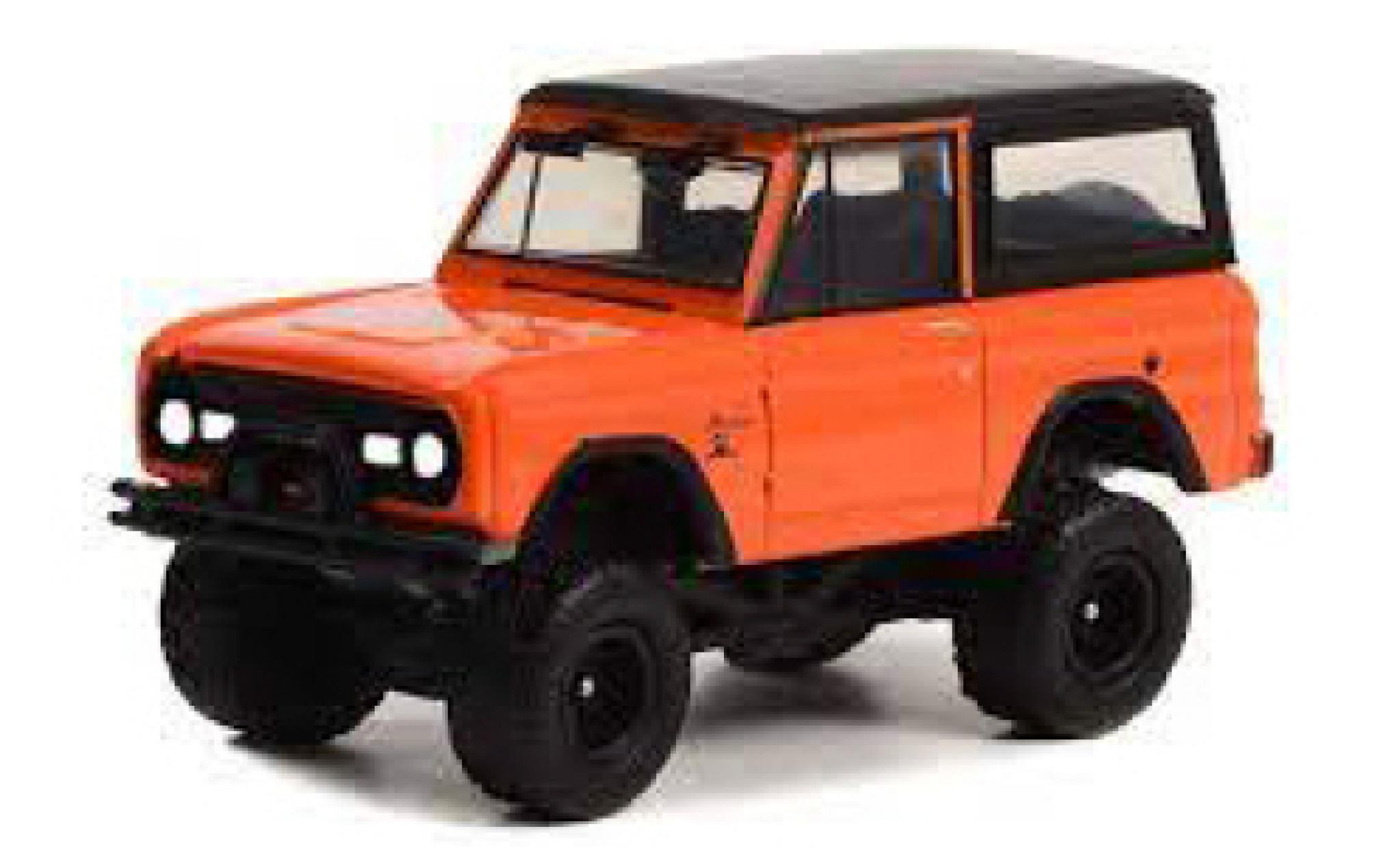 Ford Bronco 1/64 Greenlight Custom SUV orange 1967 modellino in miniatura