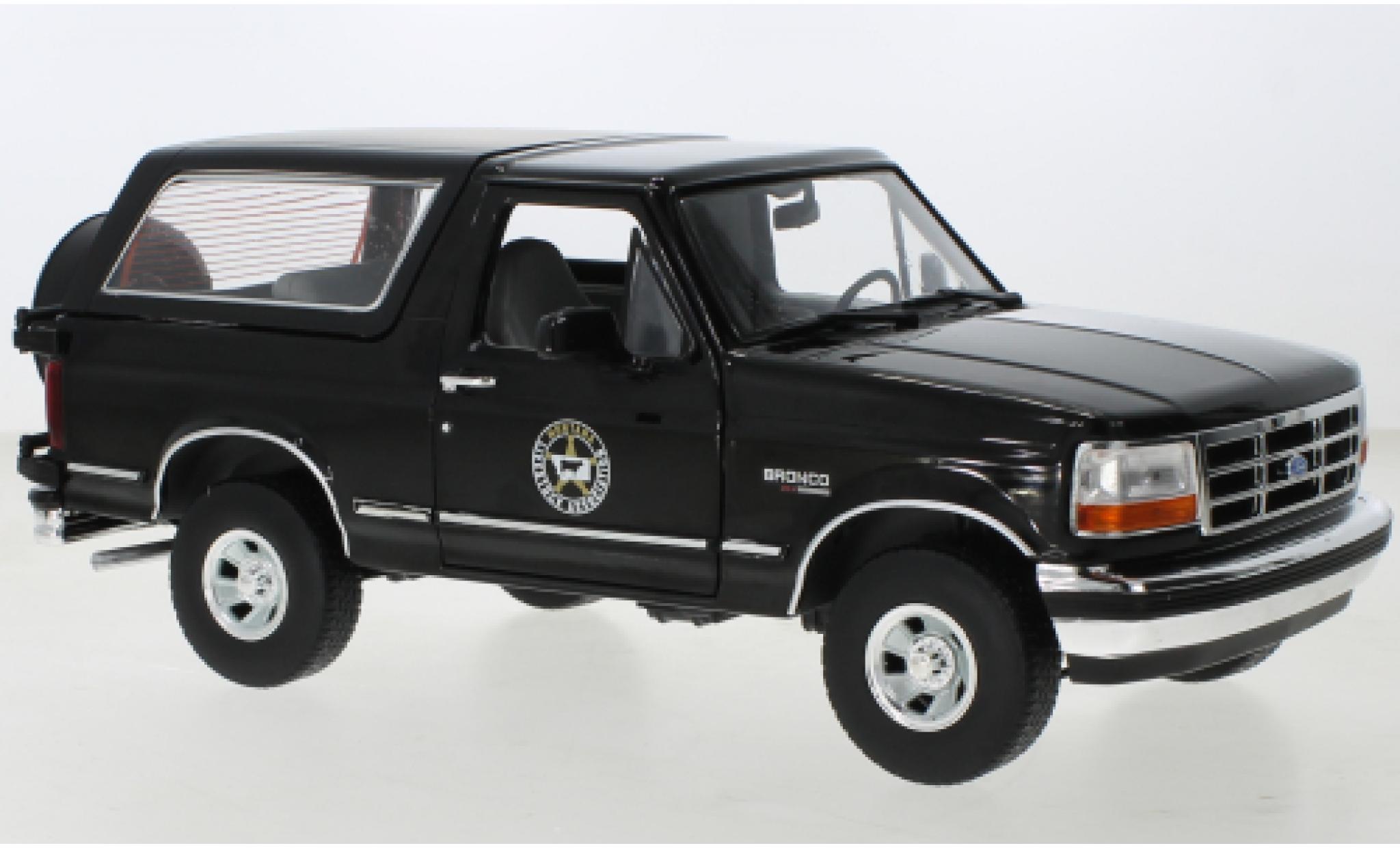 Ford Bronco 1/18 Greenlight Montana Livestock Association - Yellowstone 1992 modellino in miniatura
