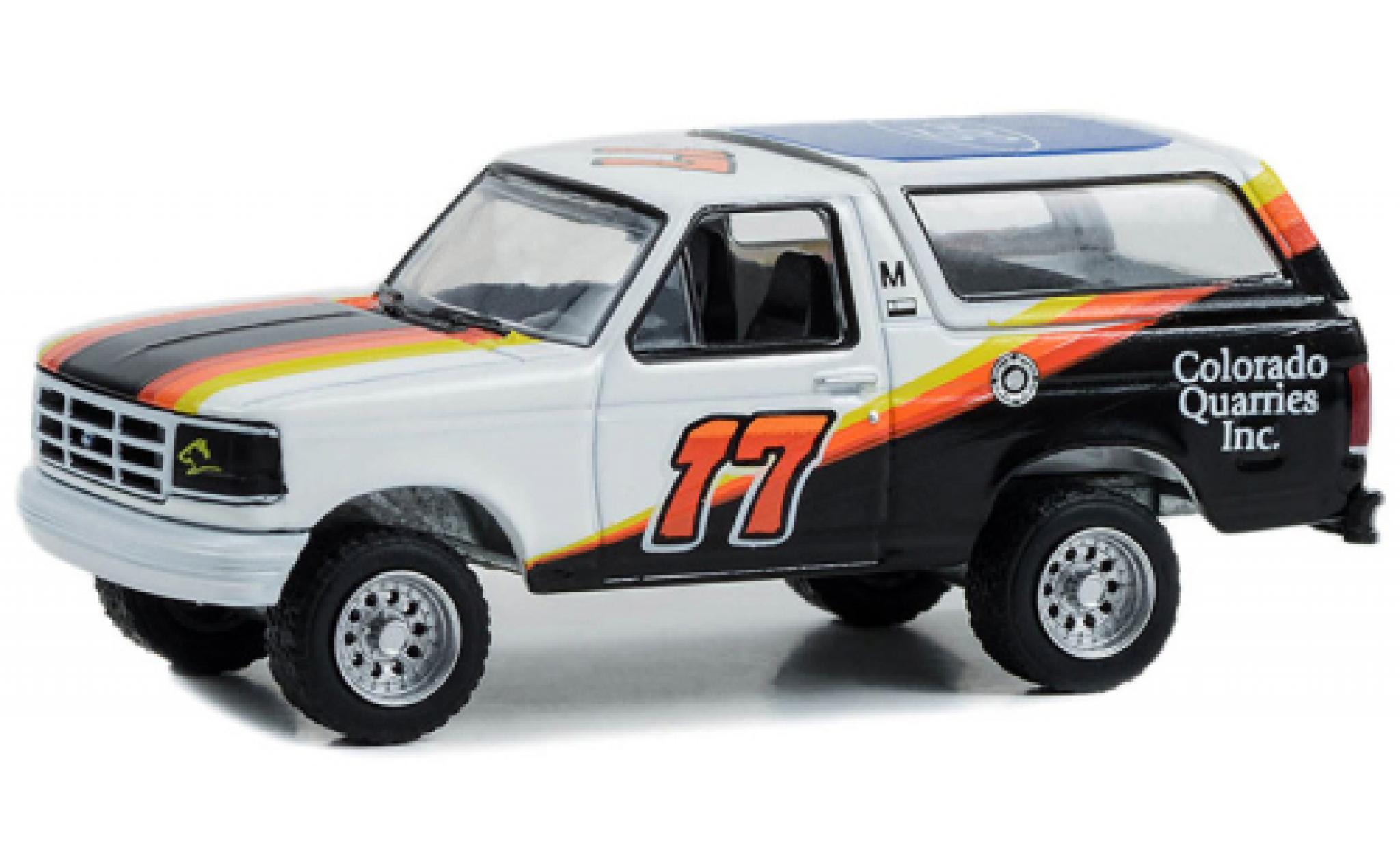 Ford Bronco 1/64 Greenlight No.17 Pikes Peak 1994 modellino in miniatura