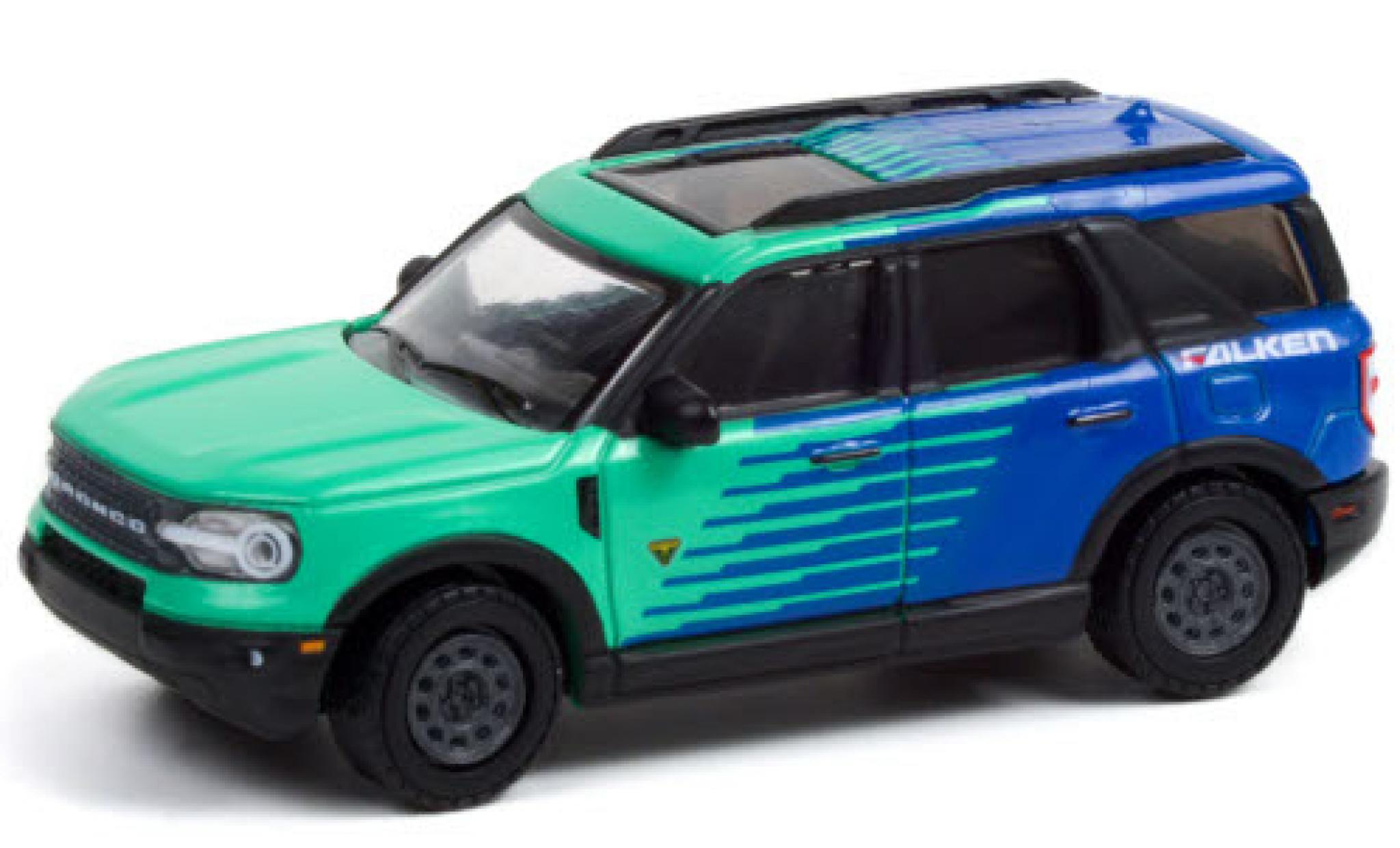 Ford Bronco 1/64 Greenlight Sport Falken Tires 2021 modellino in miniatura