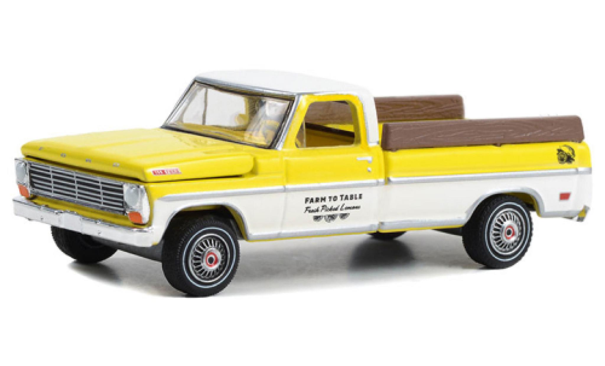 Ford F-1 1/64 Greenlight 00 Ferme To Table 1967 modellino in miniatura
