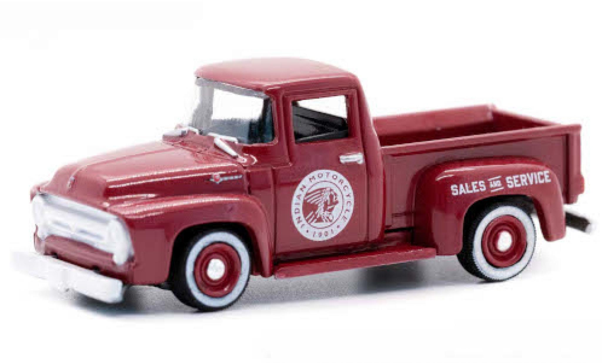 Ford F-1 1/64 Greenlight 00 Indian Motorcycle 1954 modellino in miniatura