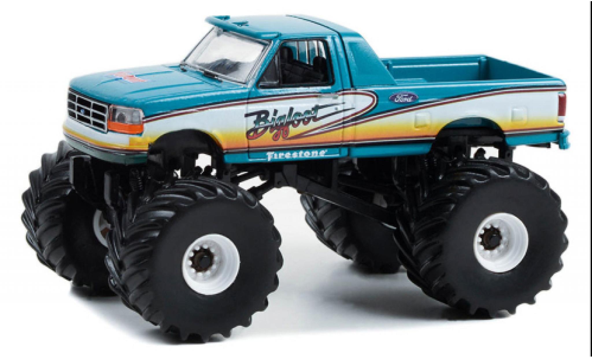 Ford F-250 1/64 Greenlight Bigfoot #11 1993 modellino in miniatura