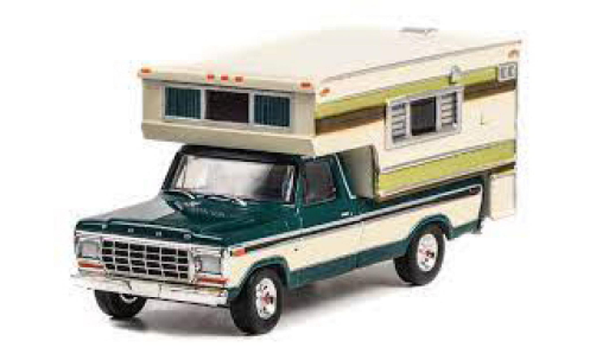 Ford F-250 1/64 Greenlight verde/grigio 1978 modellino in miniatura