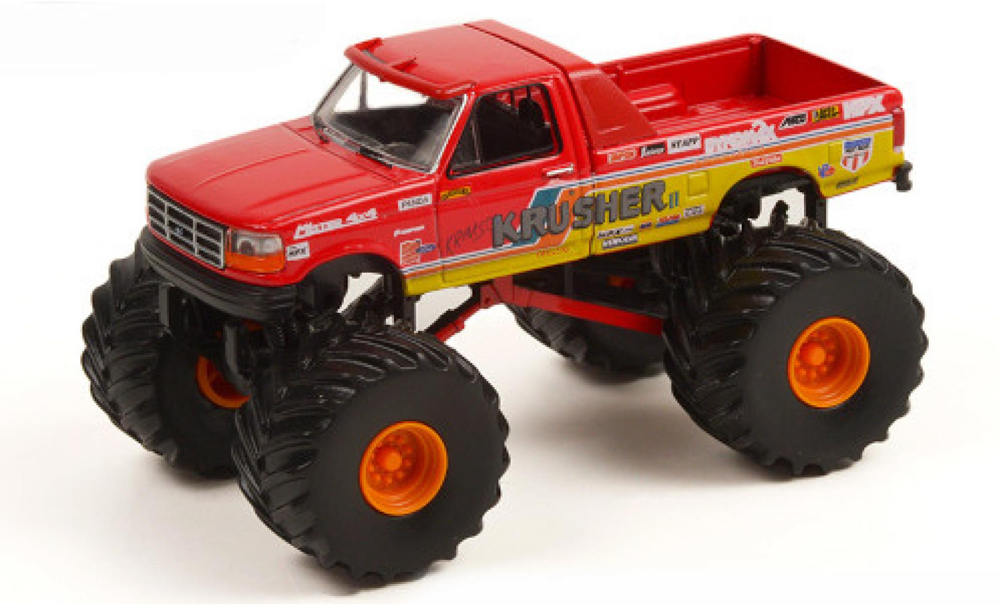 Ford F-250 1/64 Greenlight Krimson Krusher II 1993 modellino in miniatura