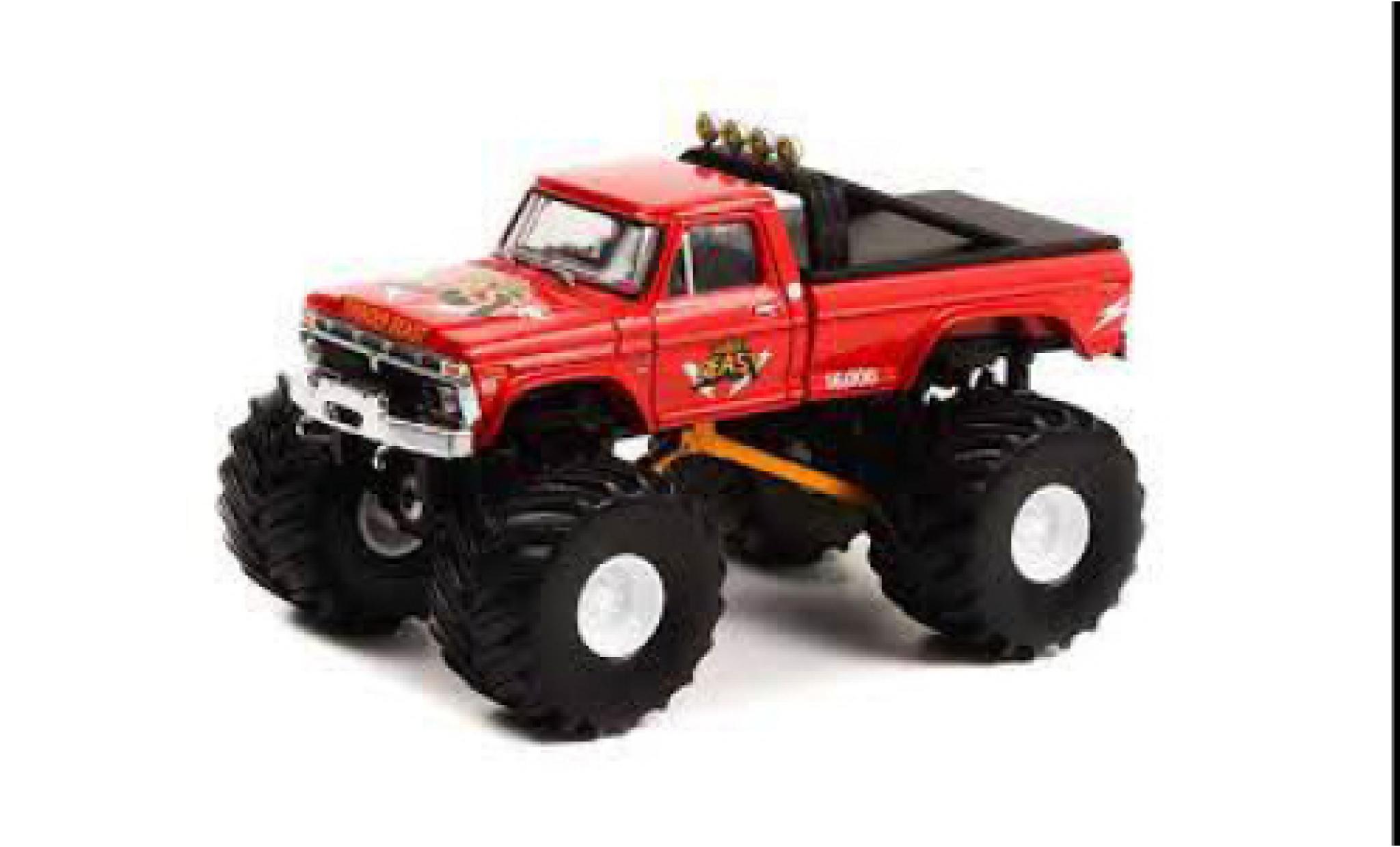 Ford F-250 1/64 Greenlight Thunder Beast 1976 modellino in miniatura
