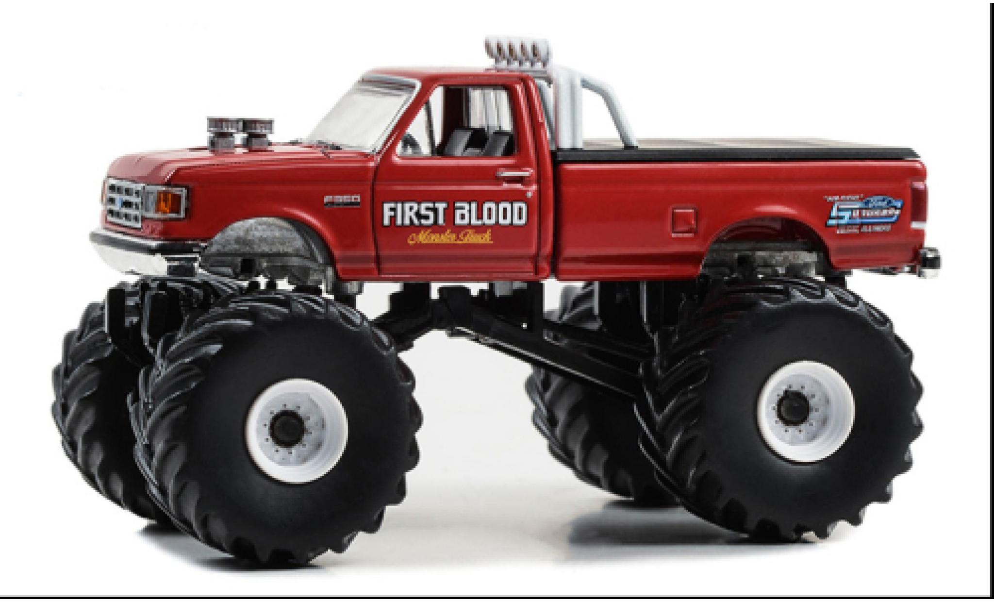 Ford F-350 1/64 Greenlight First Blood 1990 modellino in miniatura