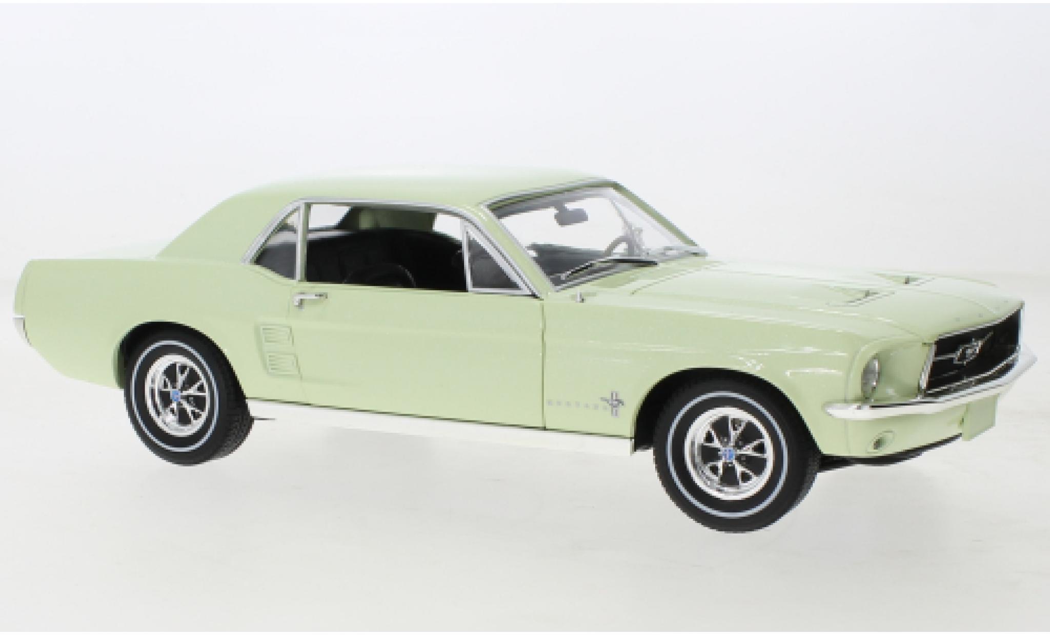 Ford Mustang 1/18 Greenlight la chaux 1968 modellino in miniatura