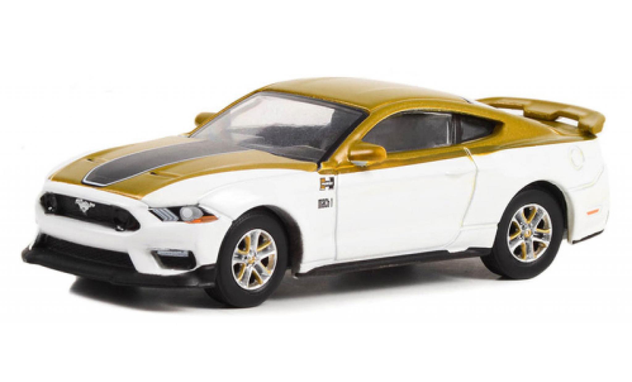 Ford Mustang 1/64 Greenlight Mach 1 Hurst Performance 2021 modellino in miniatura