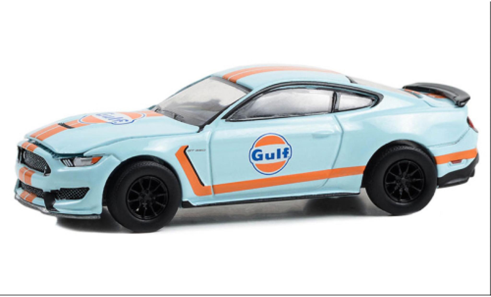Shelby GT 350 1/64 Greenlight Ford Mustang Gulf 2020 modellino in miniatura