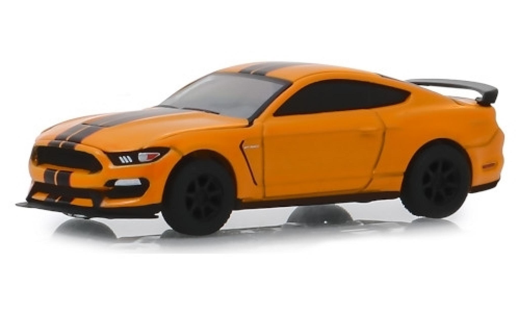 Shelby GT 1/64 Greenlight Ford 350R orange/nero 2019 modellino in miniatura