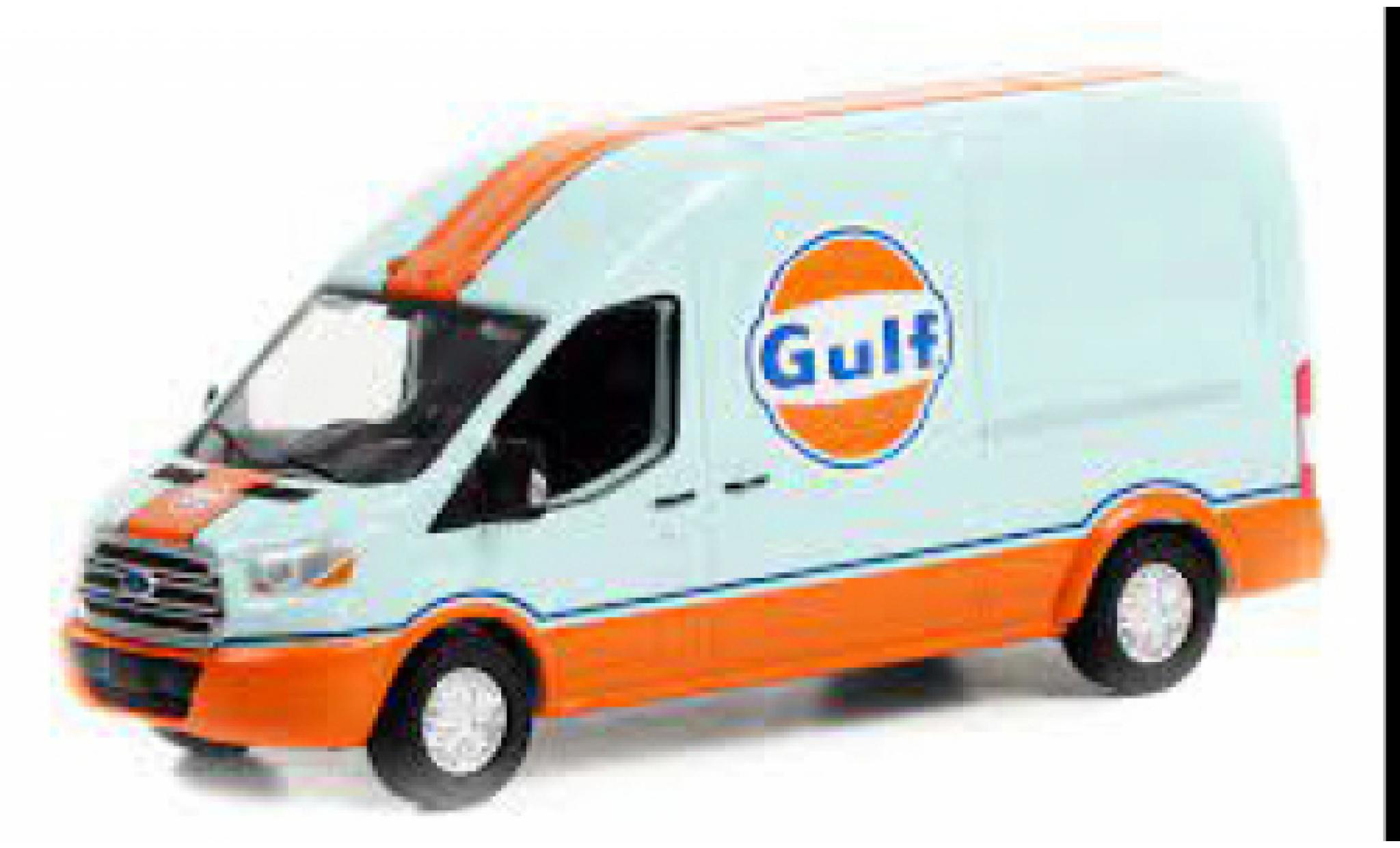 Ford Transit 1/64 Greenlight Gulf 2019 modellino in miniatura