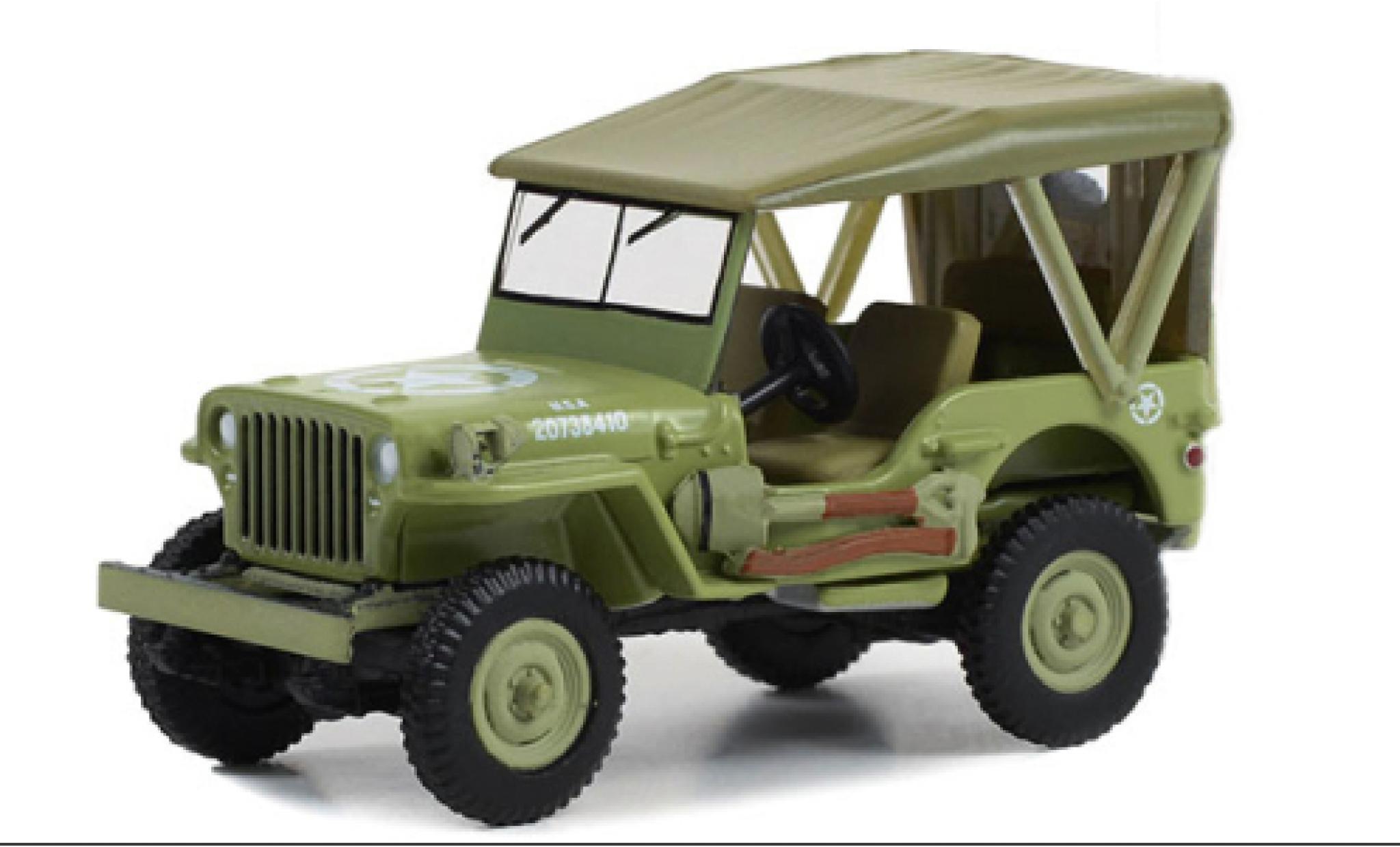 Jeep Willys 1/64 Greenlight MB d 1945 modellino in miniatura
