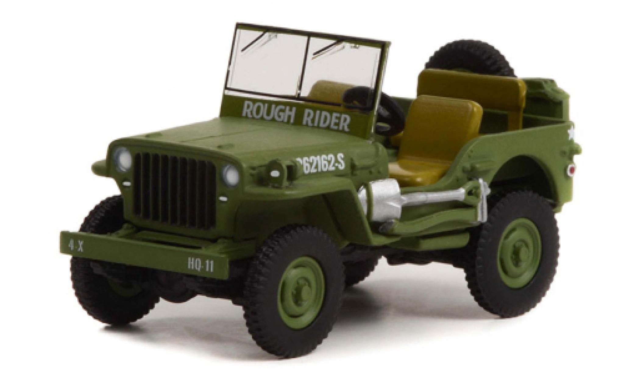 Jeep Willys 1/64 Greenlight MB mattoliv US Army 1942 modellino in miniatura
