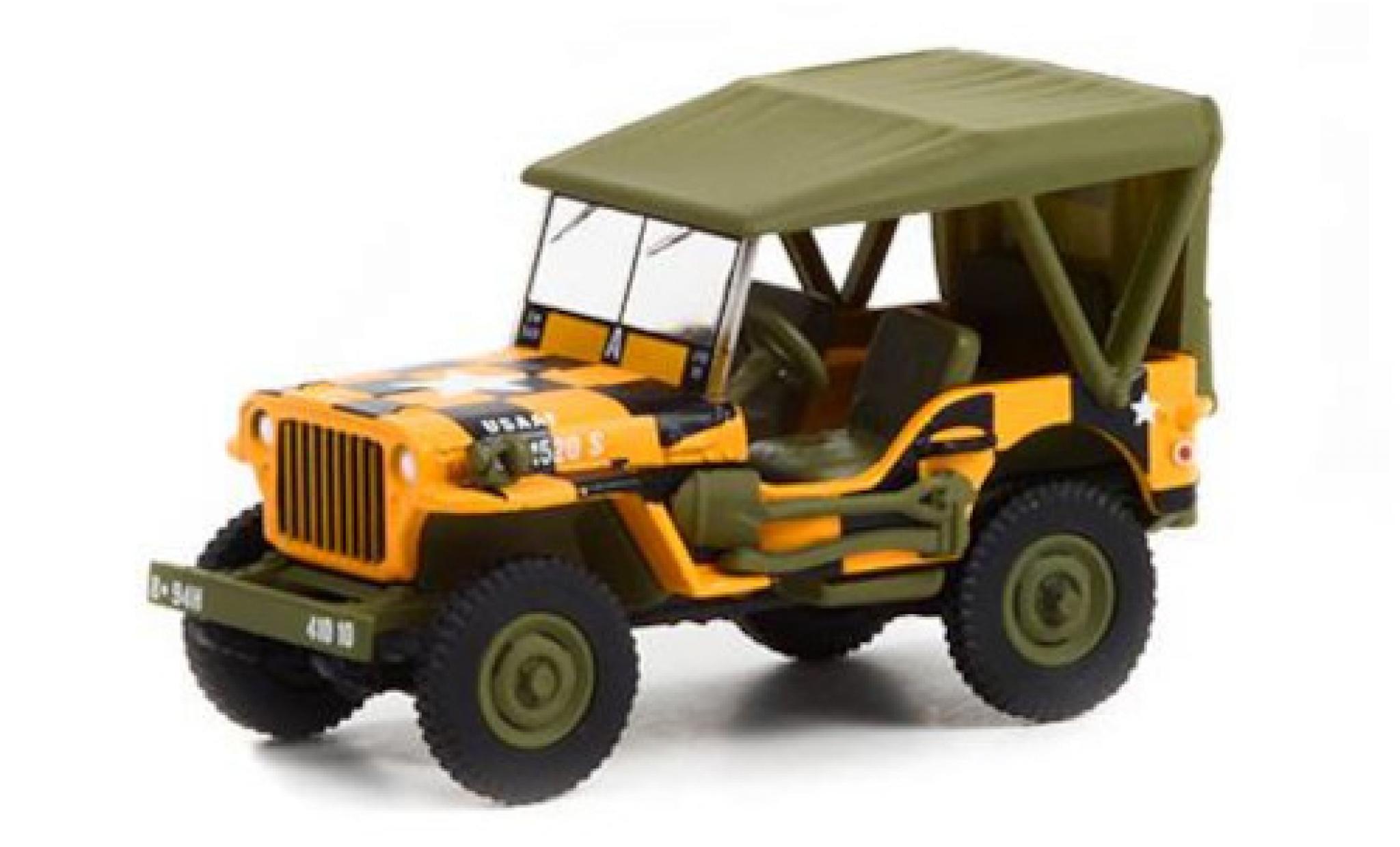 Jeep Willys 1/64 Greenlight MB US Army 1943 modellino in miniatura