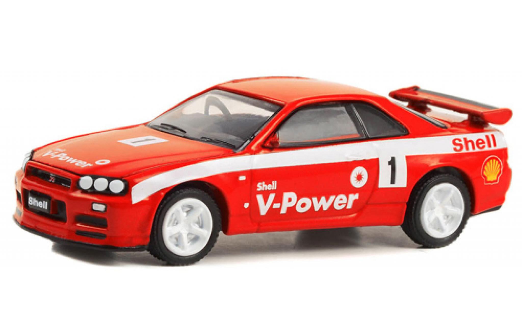 Nissan Skyline 1/64 Greenlight GT-R (R34) S 2001 modellino in miniatura