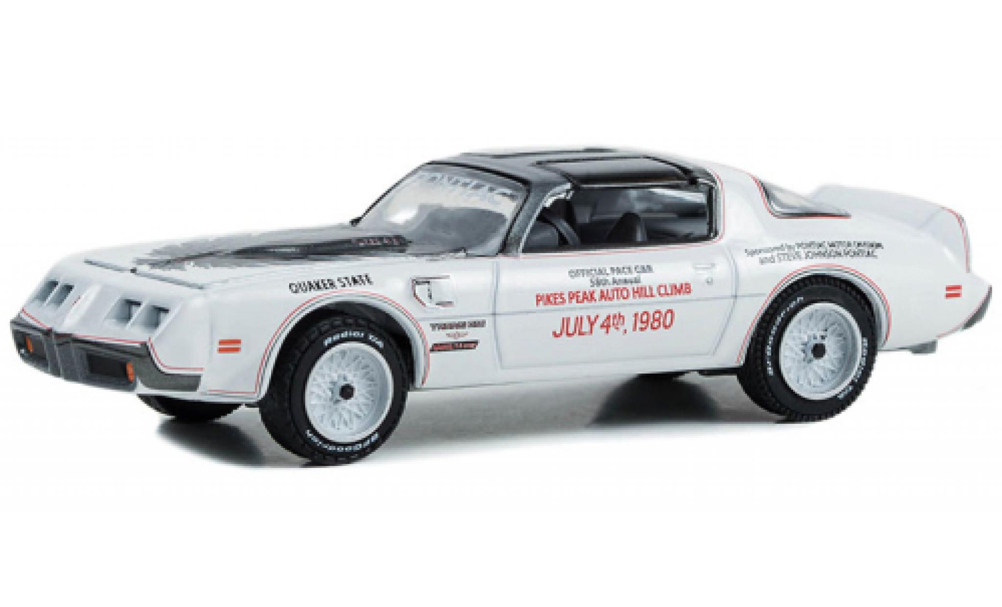 Pontiac Firebird 1/64 Greenlight Trans Am Pikes Peak 1980 modellino in miniatura