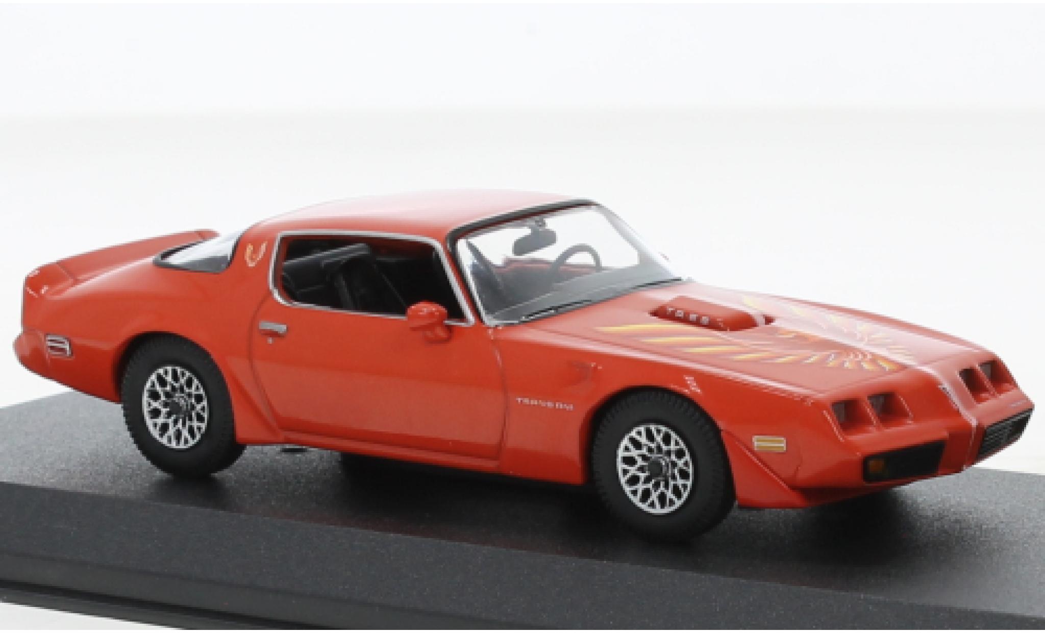 Pontiac Firebird 1/43 Greenlight Trans Am rosso clair 1979 modellino in miniatura