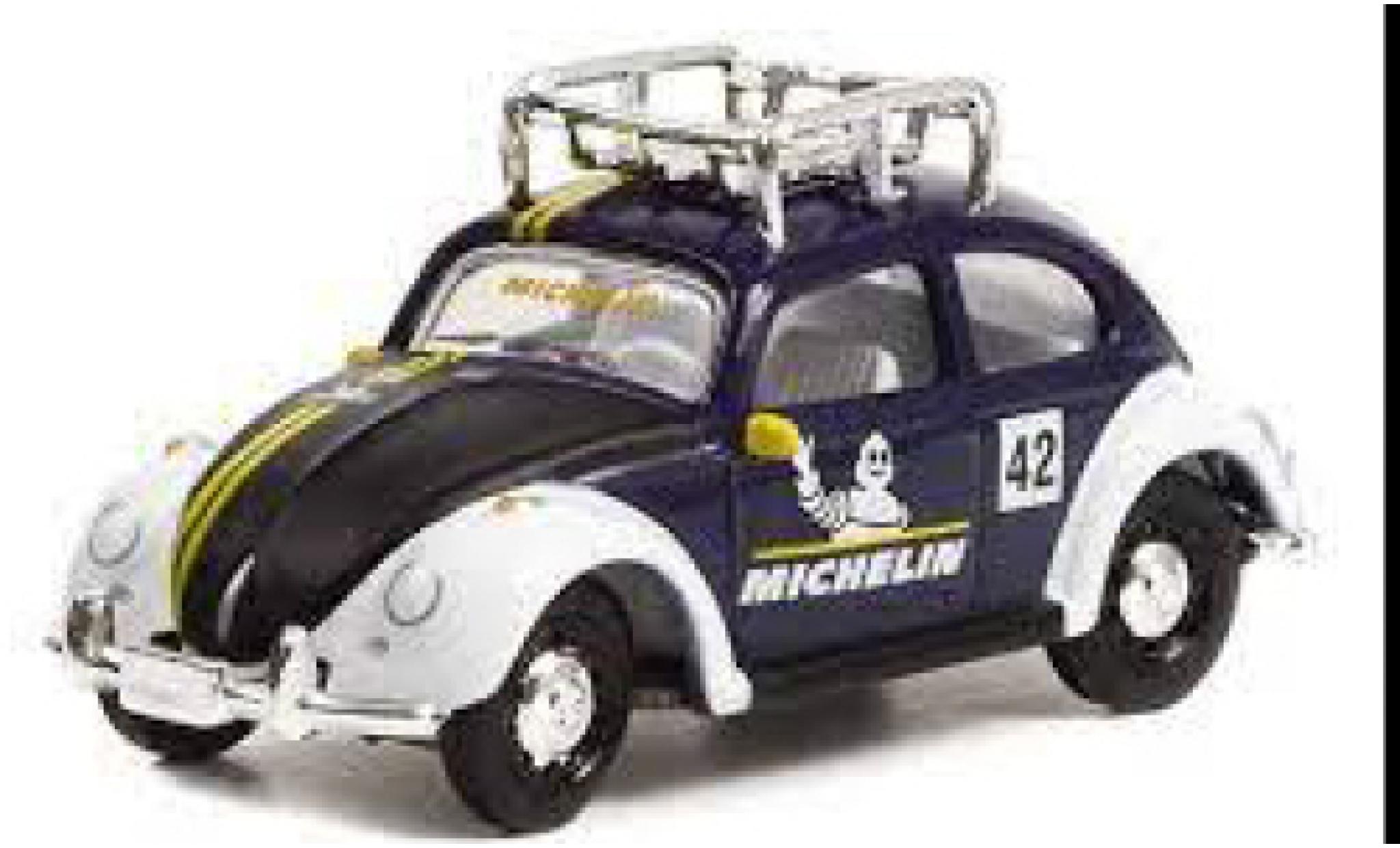Volkswagen Beetle 1/64 Greenlight Michelin modellino in miniatura
