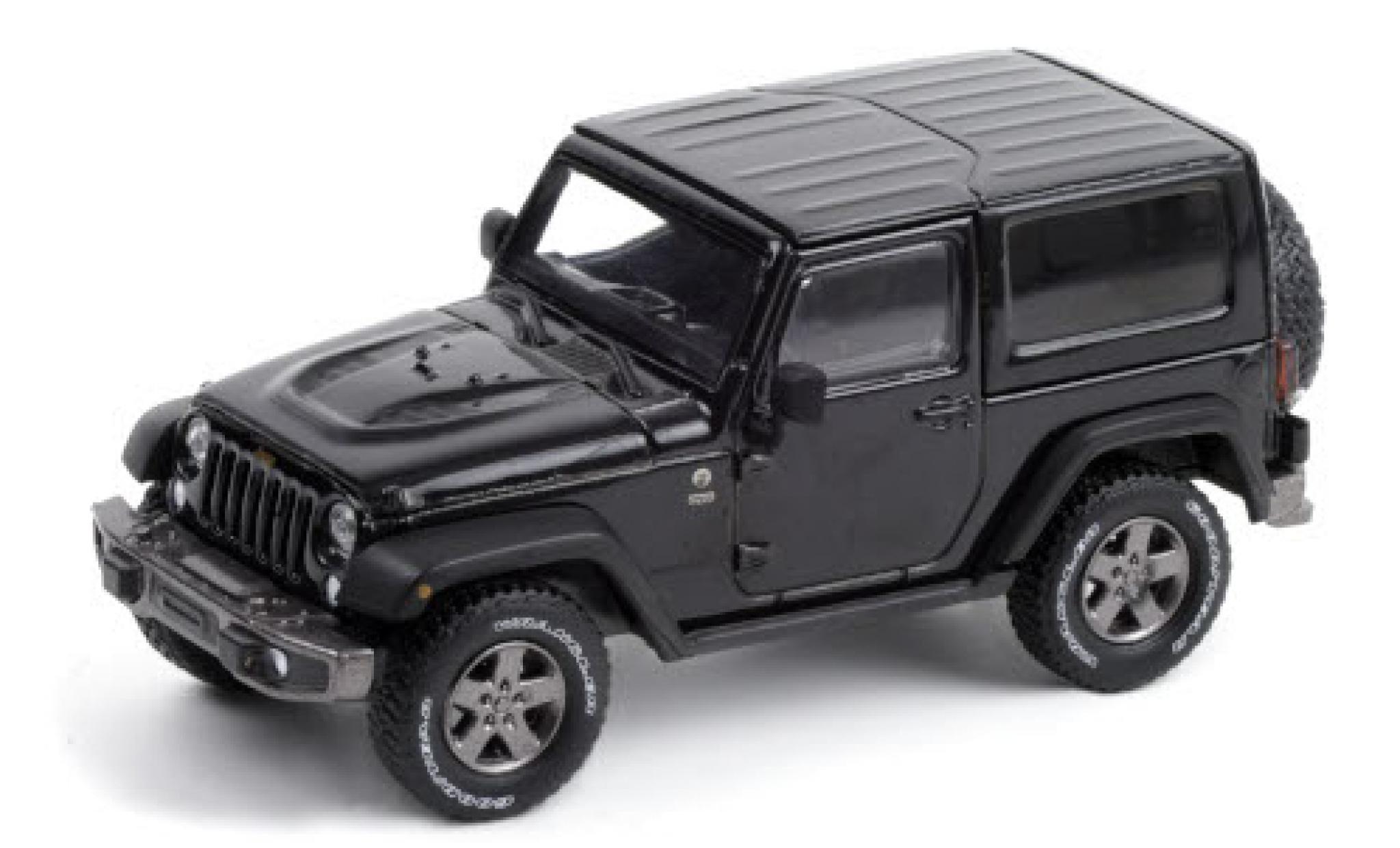 Jeep Wrangler 1/43 Greenlight 75th Anniversary Edition nero 2016 Dach abnehmbar modellino in miniatura