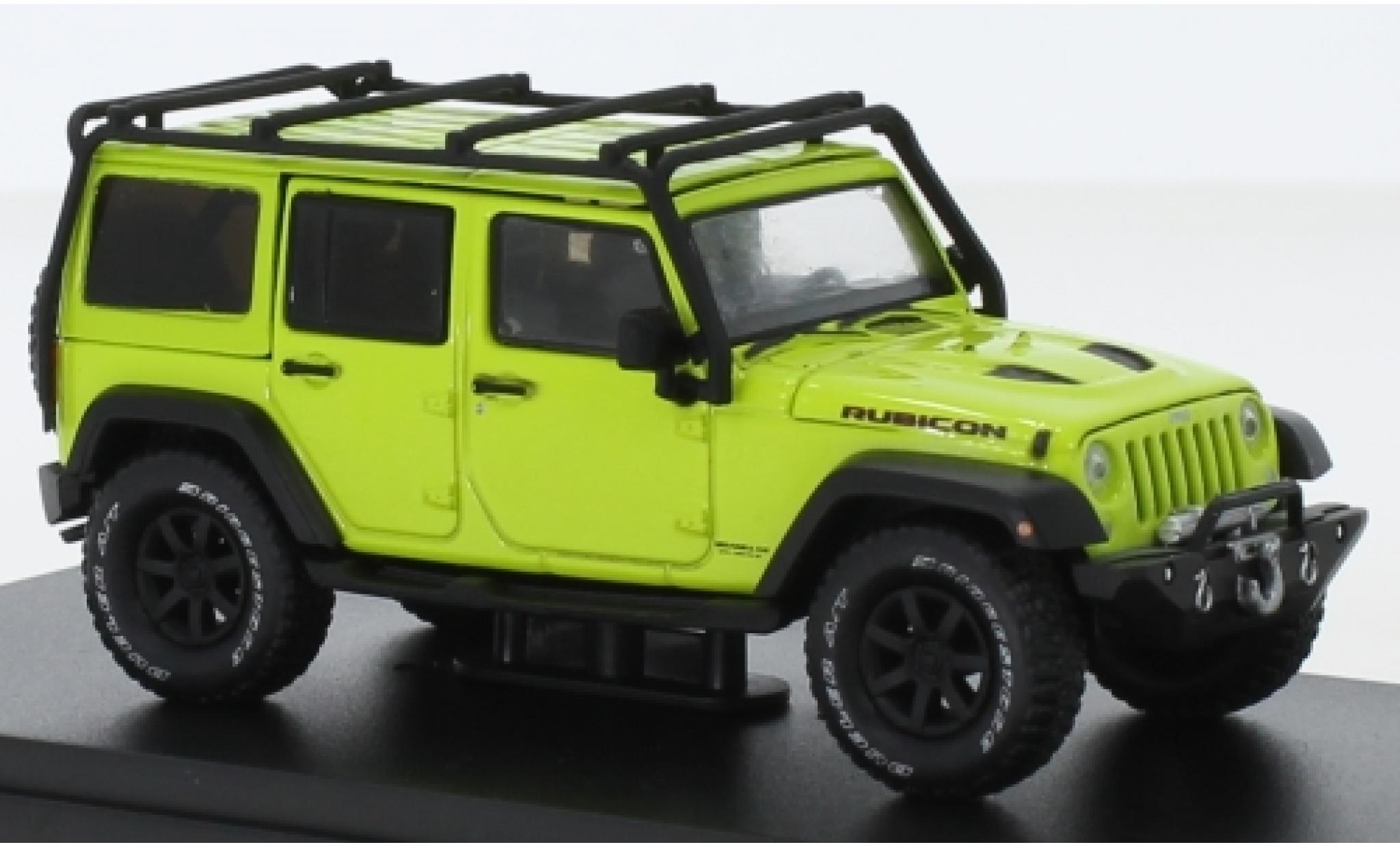 Jeep Wrangler 1/43 Greenlight Unlimited Rubicon verde 2016 modellino in miniatura