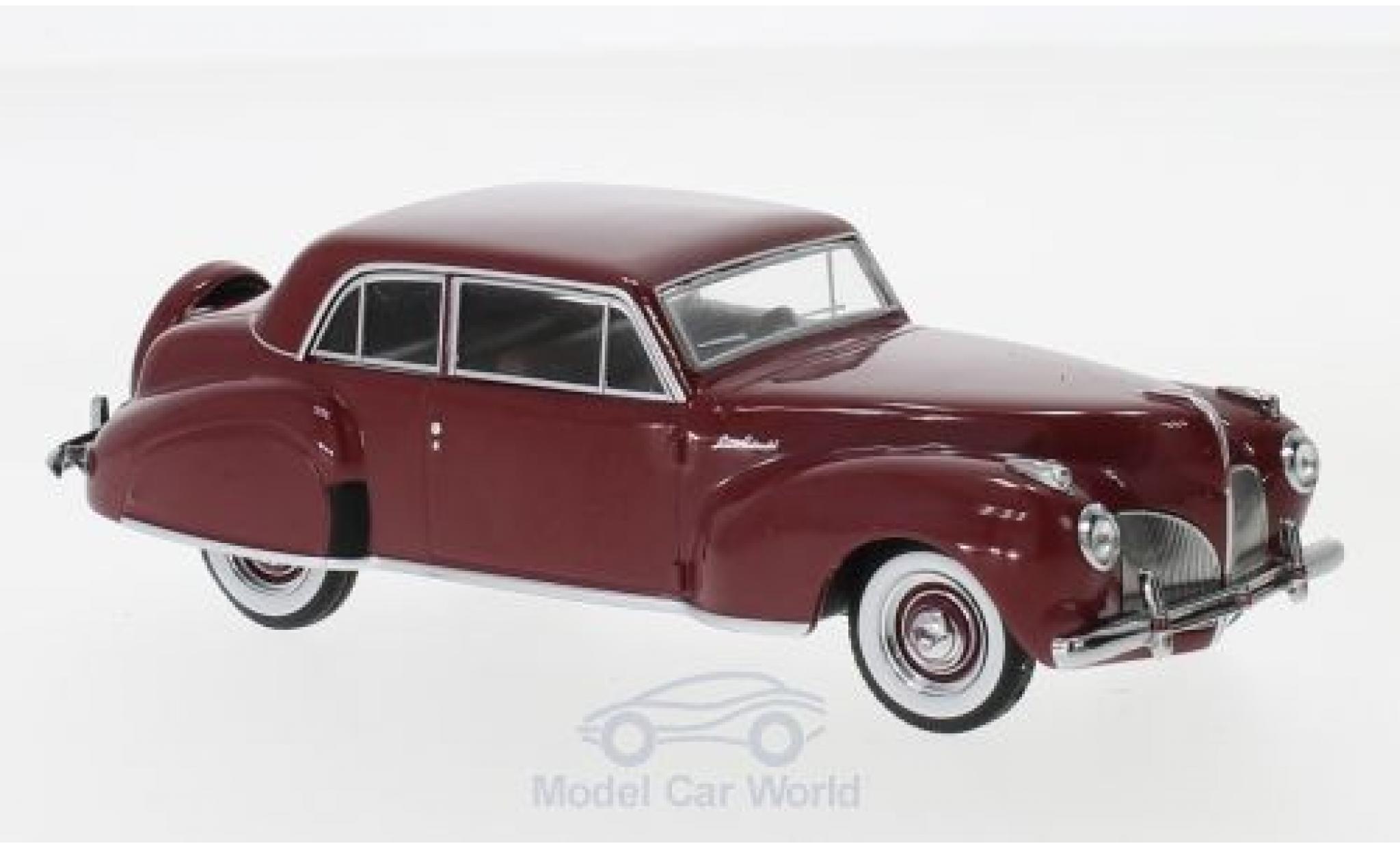Lincoln Continental 1/43 Greenlight rosso 1941 modellino in miniatura