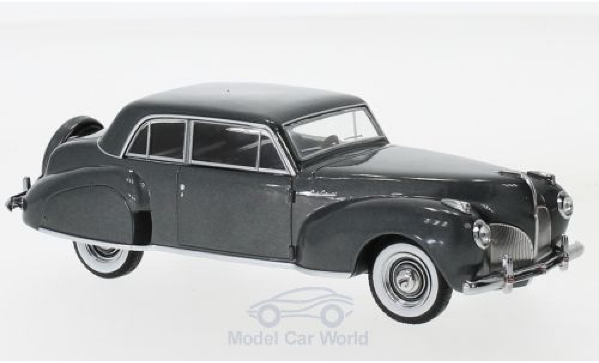 Lincoln Continental 1/43 Greenlight metallico grigio 1941 modellino in miniatura