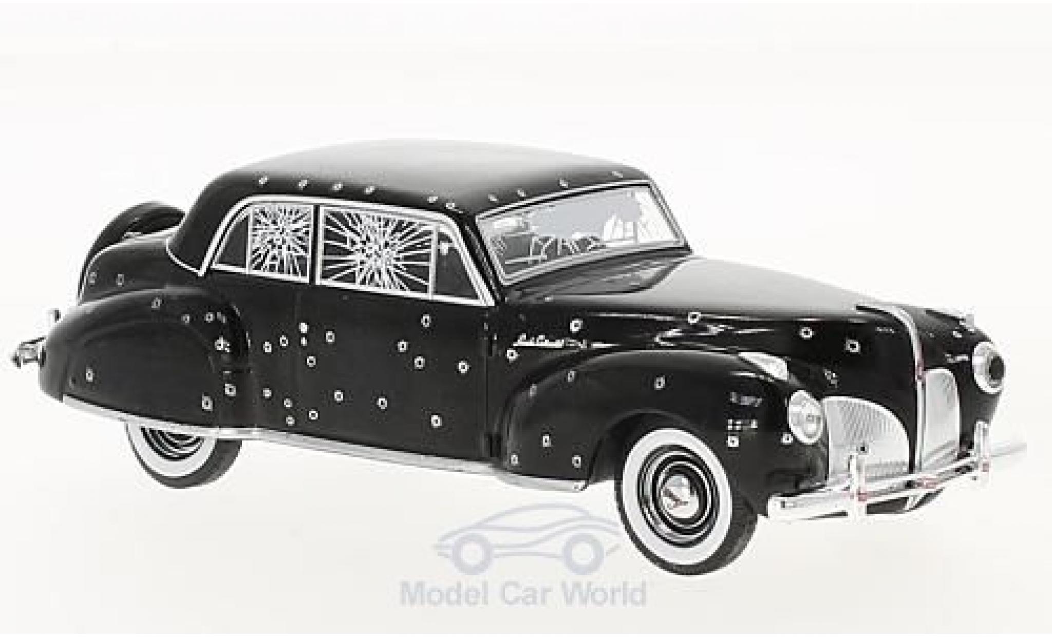 Lincoln Continental 1/43 Greenlight nero The Godfather 1972 1941 with Bullet Whole Damage modellino in miniatura