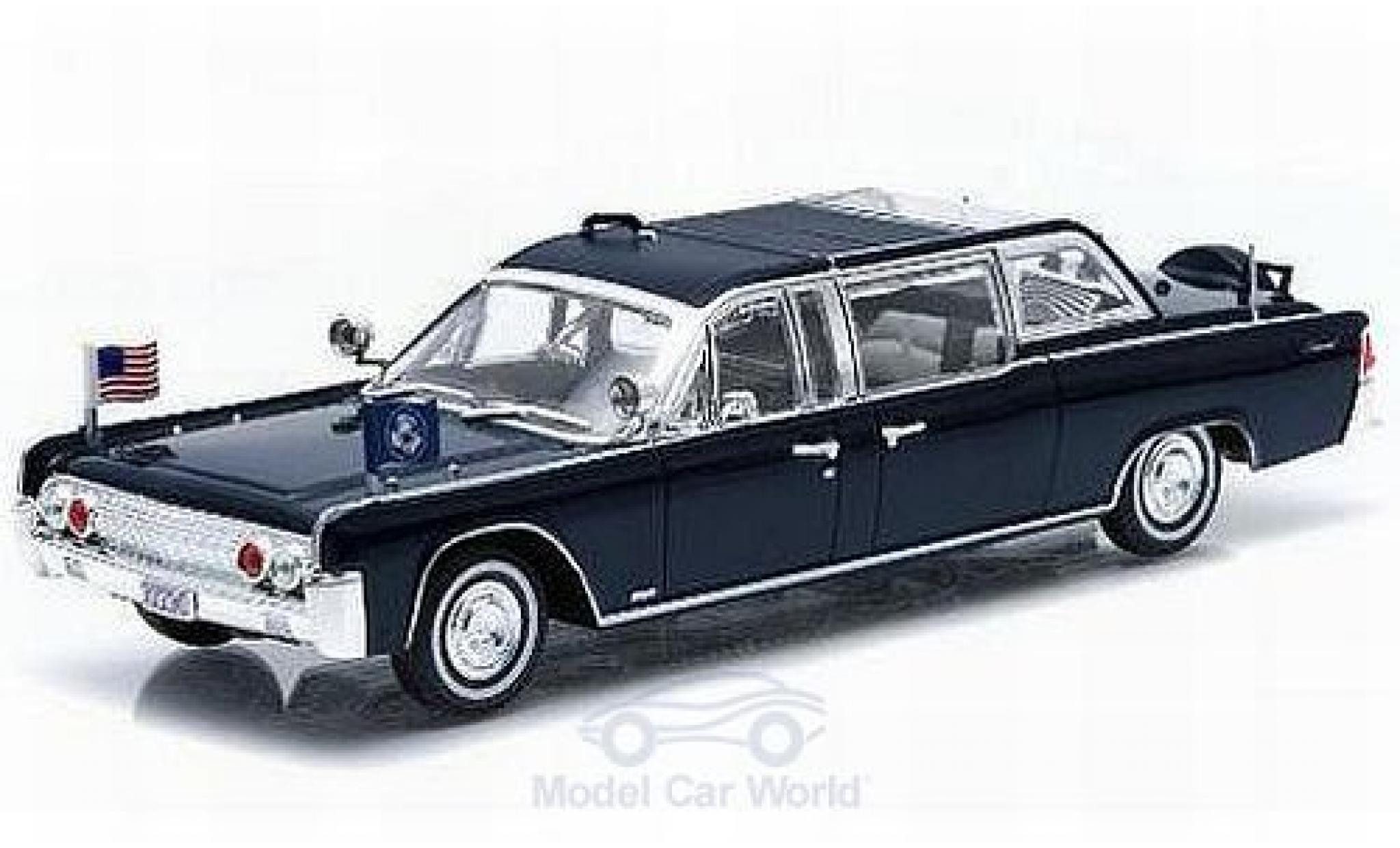 Lincoln Continental 1961 1/43 Greenlight SS-100-X metallico blu John F. Kennedy 1961 modellino in miniatura