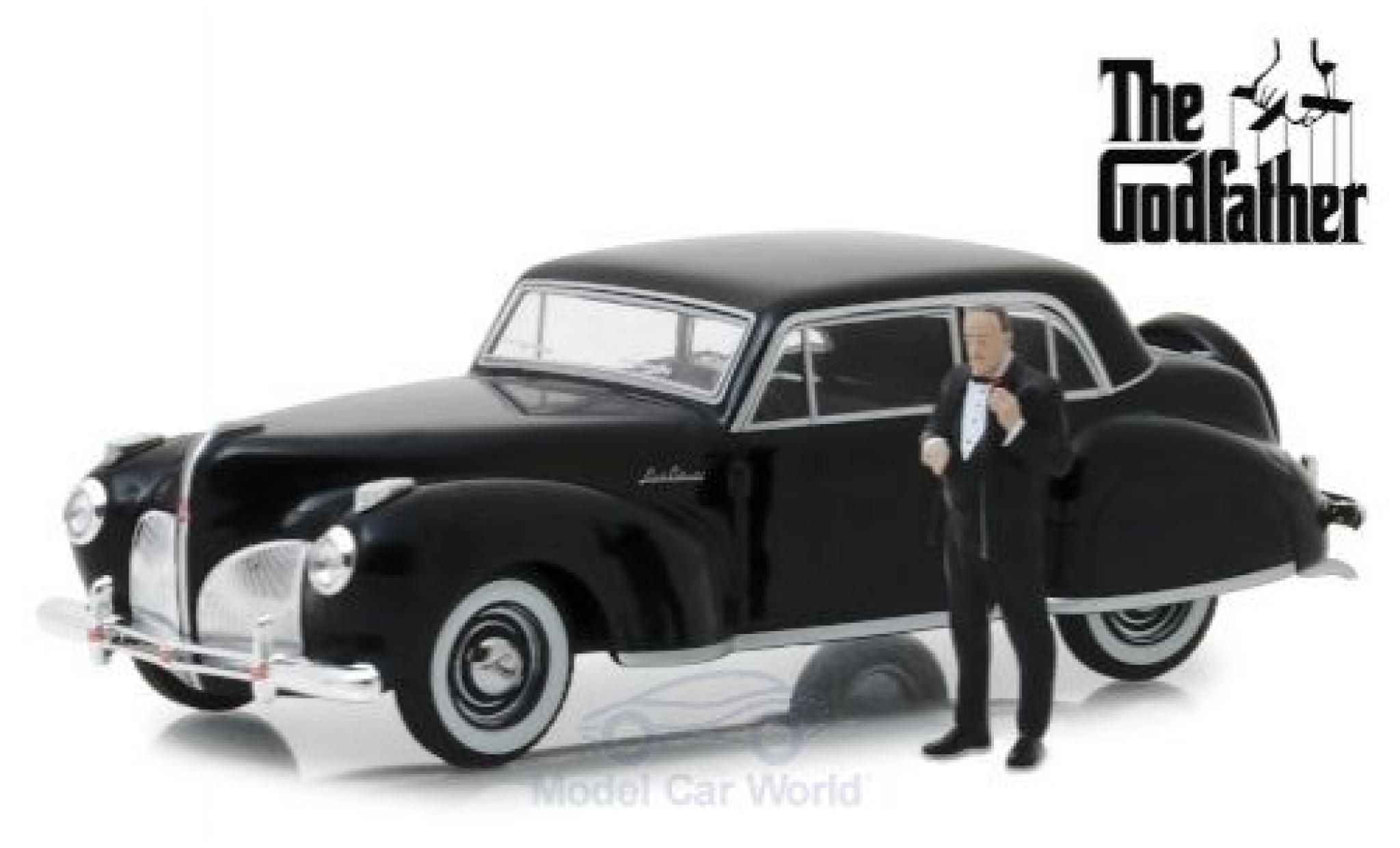 Lincoln Continental 1/43 Greenlight The Godfather 1941 mit Figur modellino in miniatura