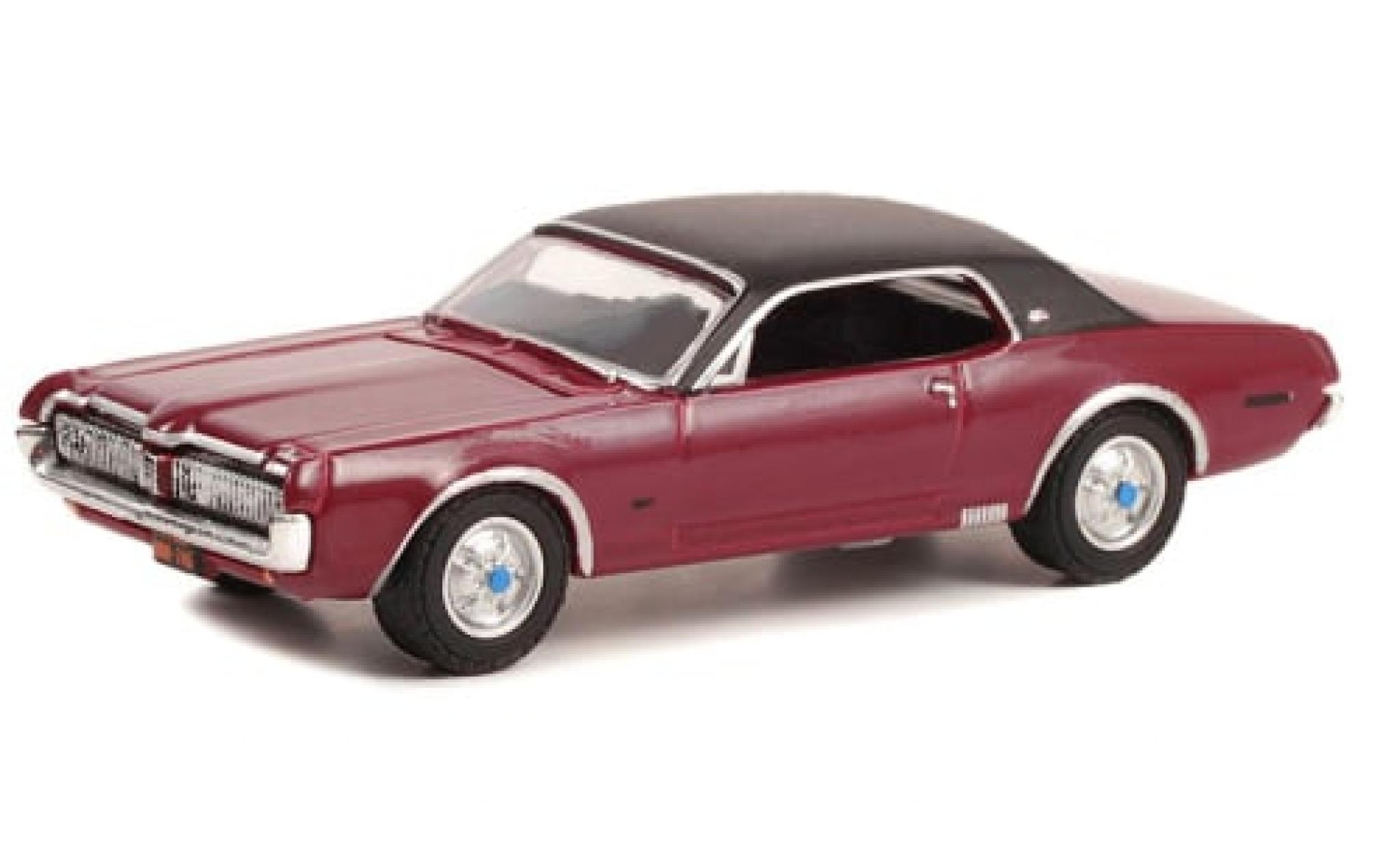 Mercury Cougar 1/64 Greenlight XR-7 GT violett/matt-schwarz 1967 1:64 modellino in miniatura